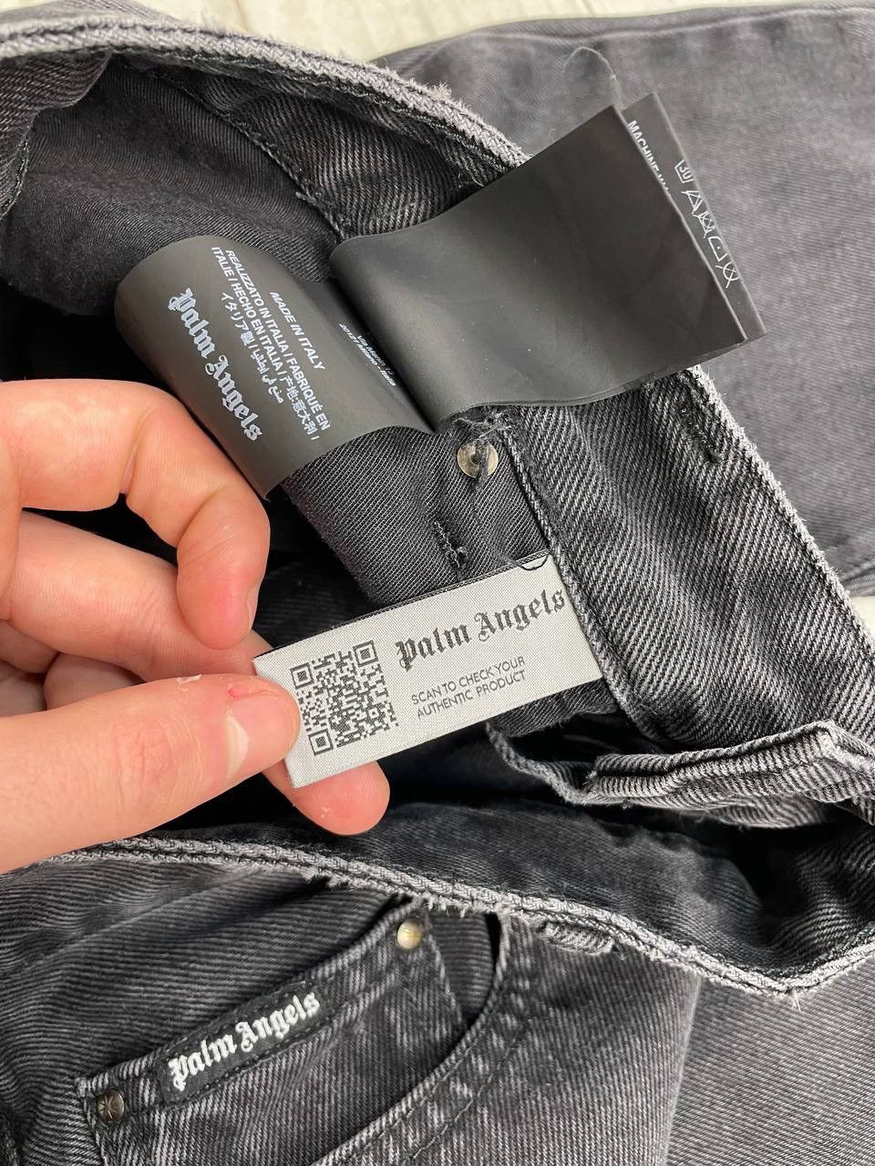 Palm Angels Palm Angels Logo Denim Jeans Size US 32 / EU 48 - 13 Thumbnail