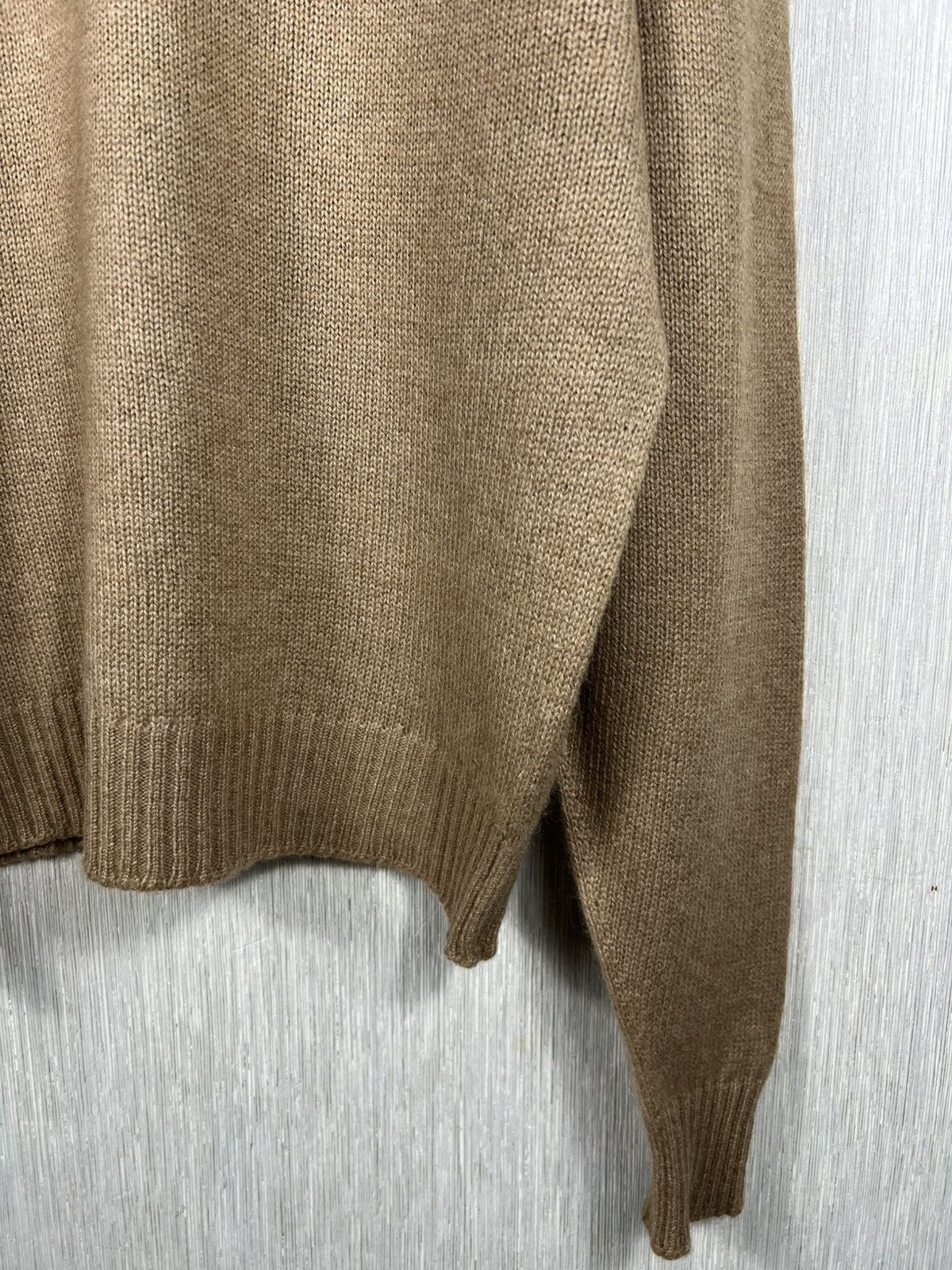 Lyle & Scott Vintage 90s Lyle & Scott camelhair knit sweater aesthetic Size US XL / EU 56 / 4 - 5 Thumbnail