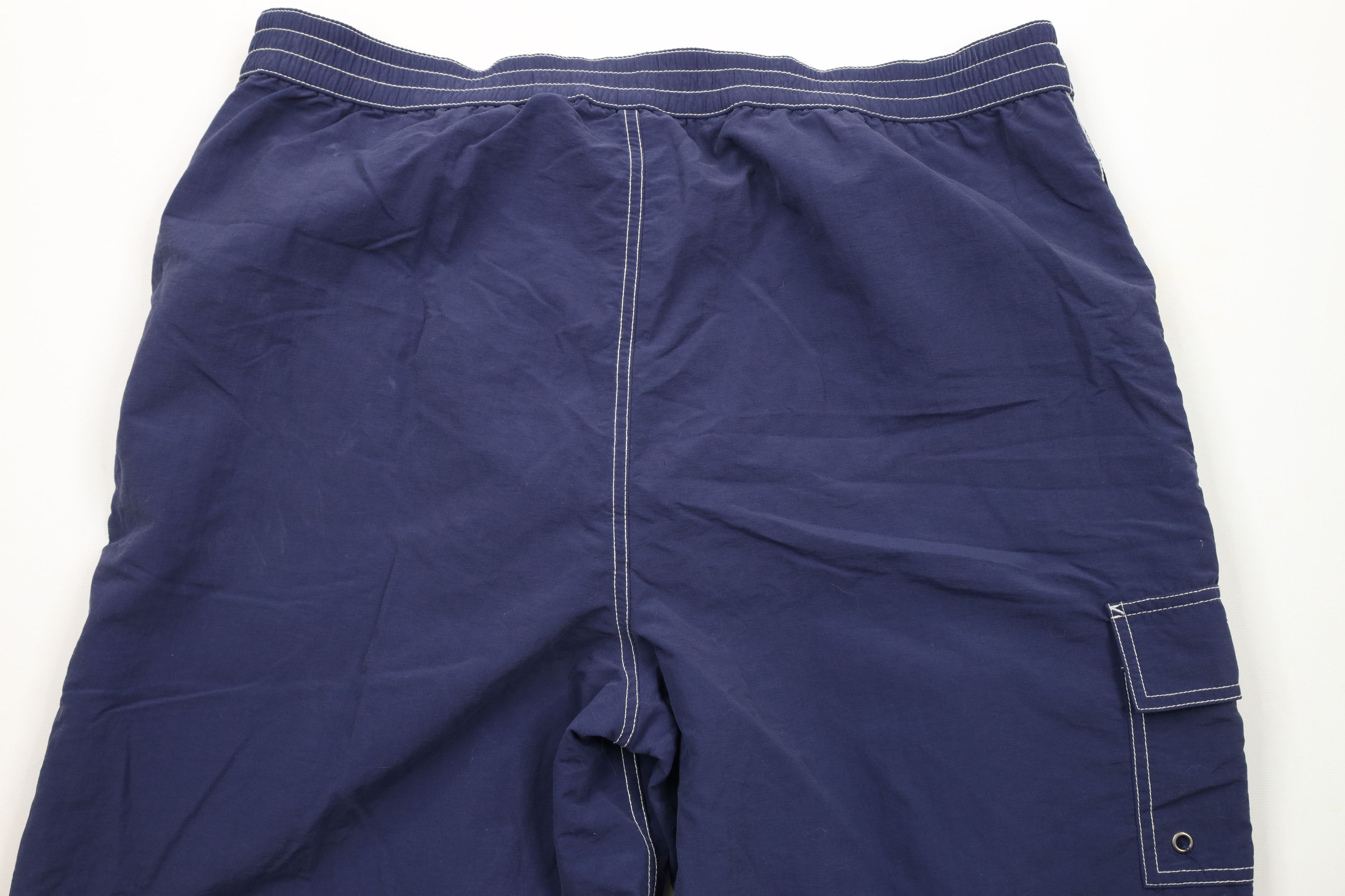 Ralph Lauren × Vintage Vintage 90s Ralph Lauren Spell Out Lined Shorts Swim Trunks Size US 36 / EU 52 - 13 Thumbnail