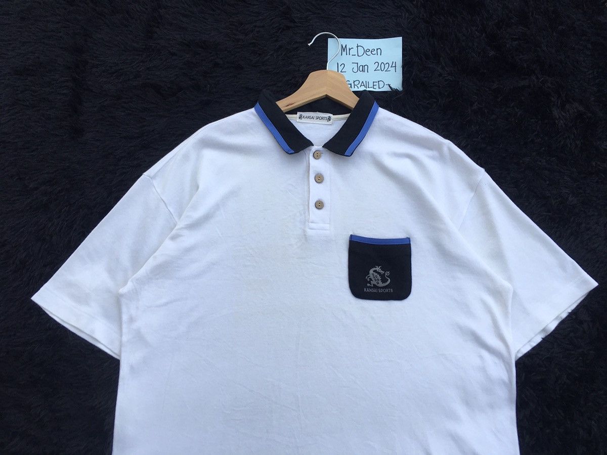 Kansai Yamamoto Rare Vintage 90s KANSAI Sports Polo Shirt Size US L / EU 52-54 / 3 - 11 Thumbnail