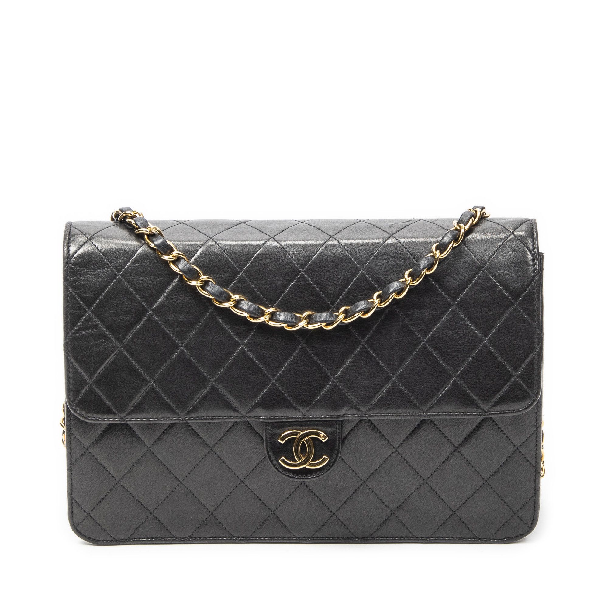 Chanel Vintage Push Lock Straight Flap Size ONE SIZE - 1 Thumbnail
