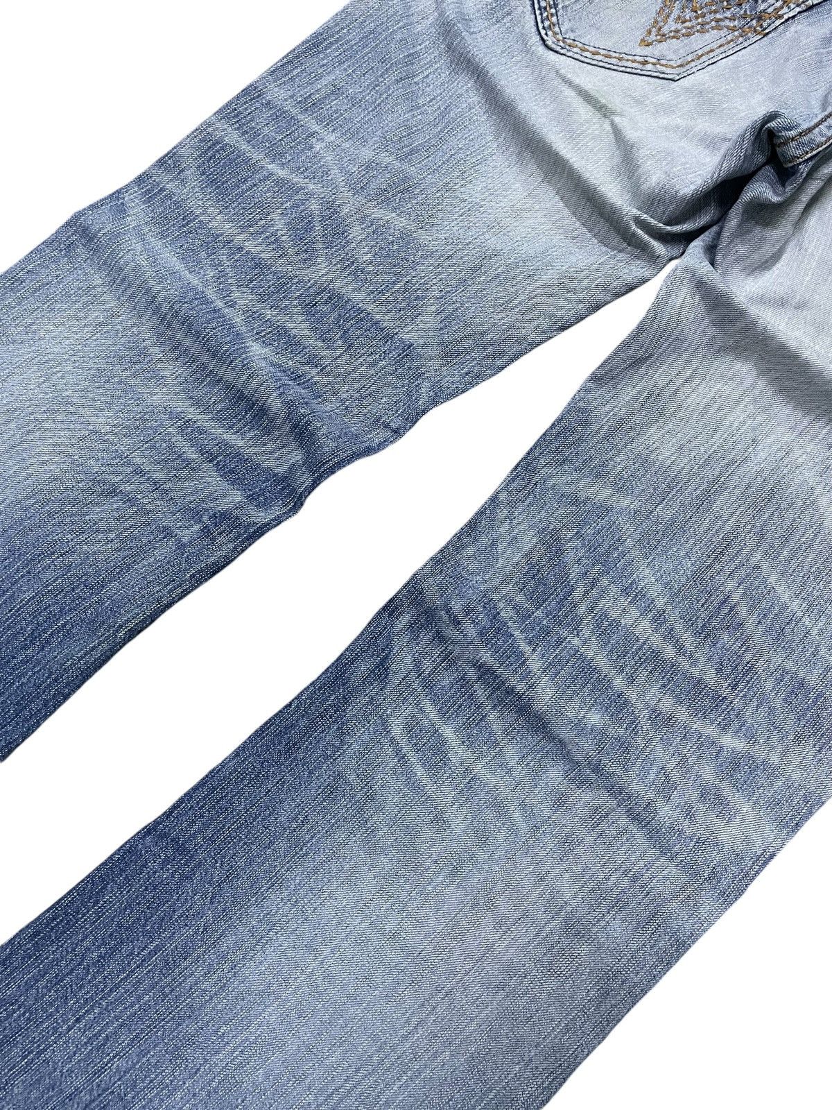 Edwin × If Six Was Nine × Japanese Brand Vintage Edwin XV Western Heavy Stitched Leather Trim Jeans Size US 32 / EU 48 - 13 Thumbnail