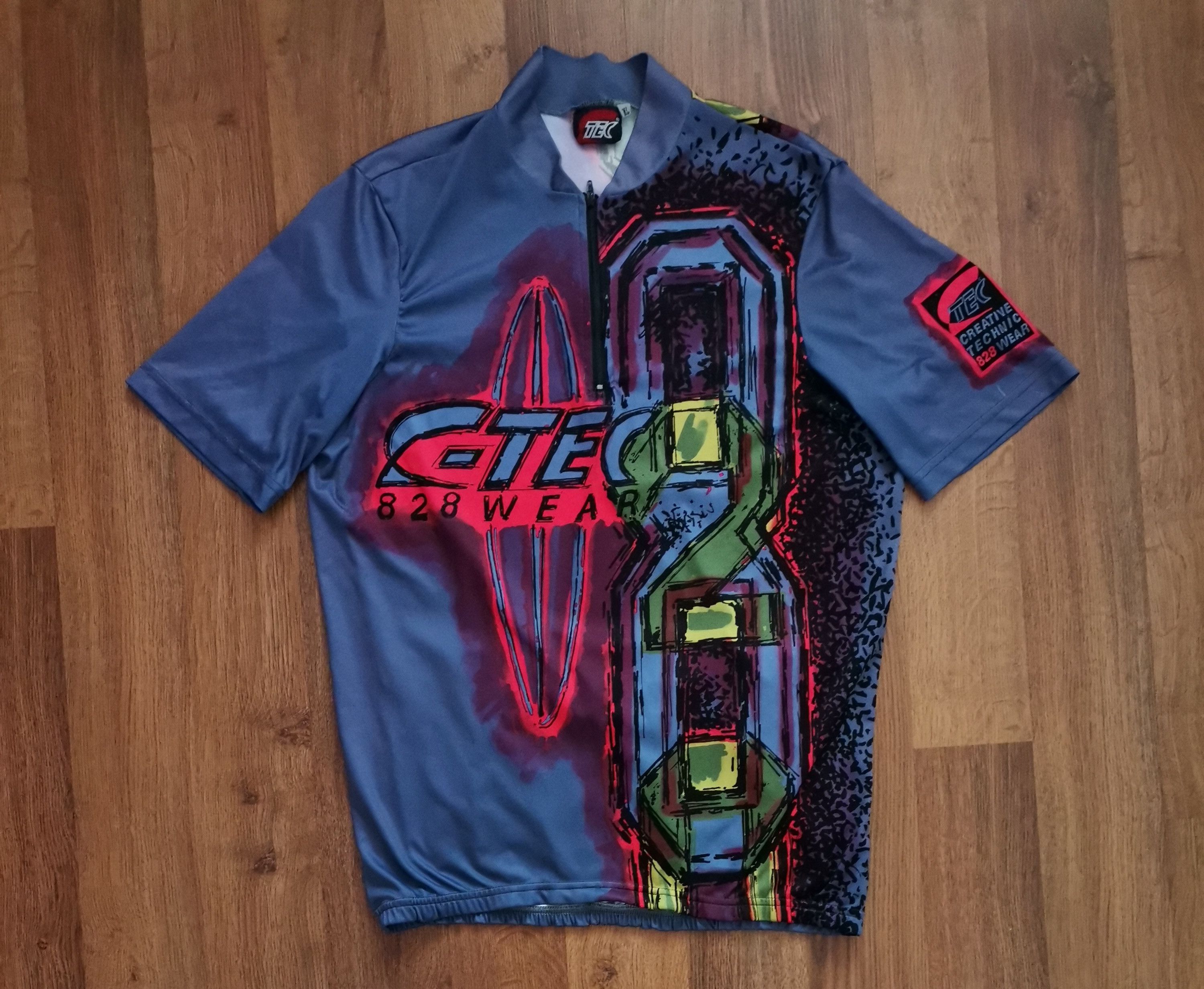 Vintage Vintage TEC Cycling Jersey Size US XL / EU 56 / 4 - 1 Thumbnail