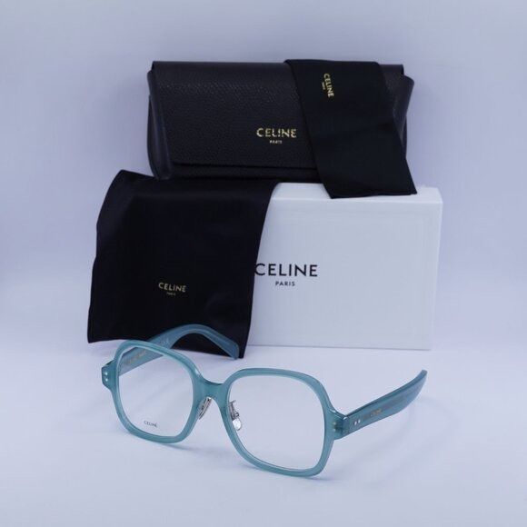 Celine 🕶️ New Celine CL50148F 093 Eyeglasses - Shiny Green Frame Size ONE SIZE - 1 Thumbnail