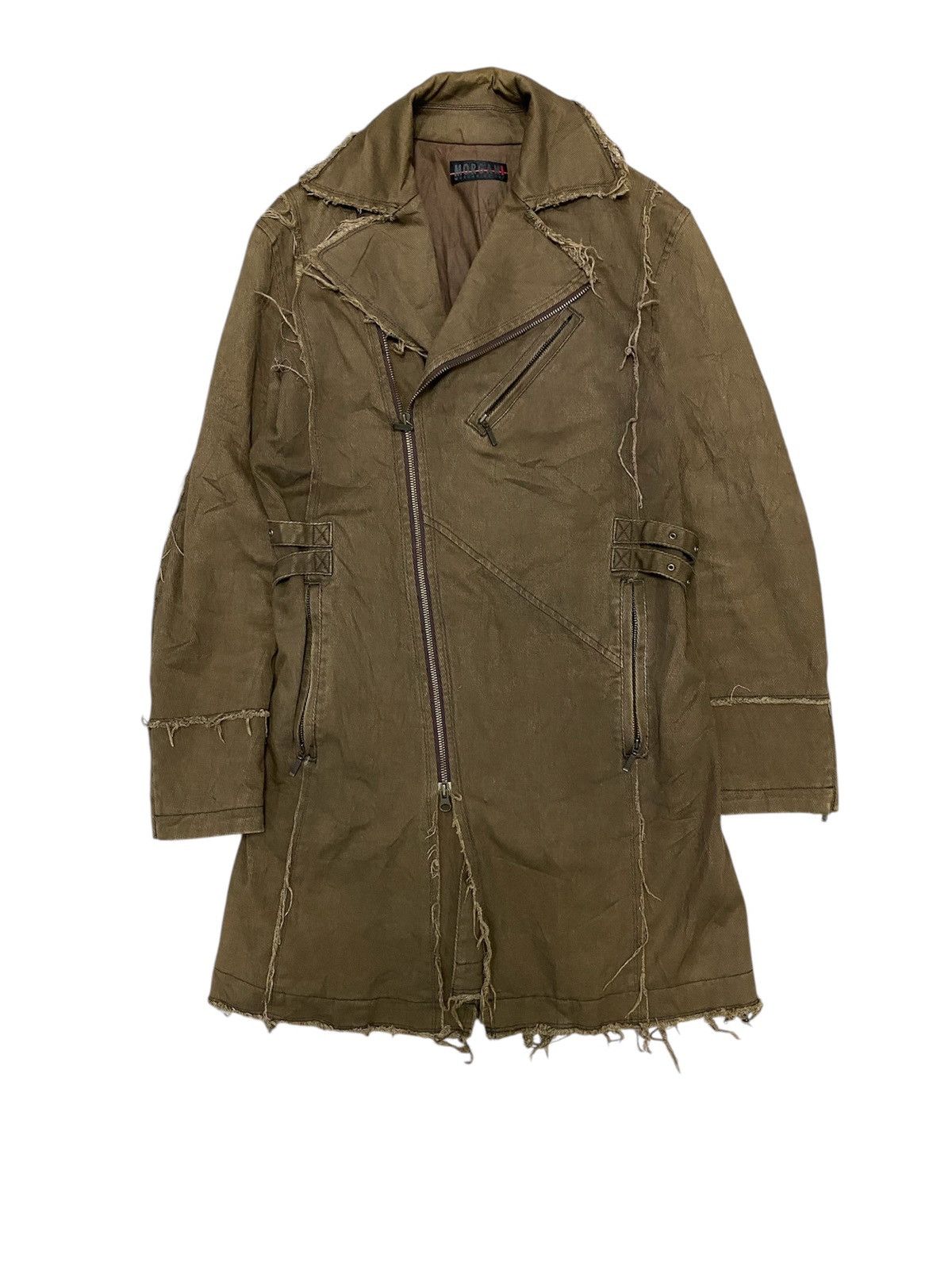 Morgan Homme 2000s Morgan Home Unfinished Fringe Hem Jacket Size US M / EU 48-50 / 2 - 1 Thumbnail