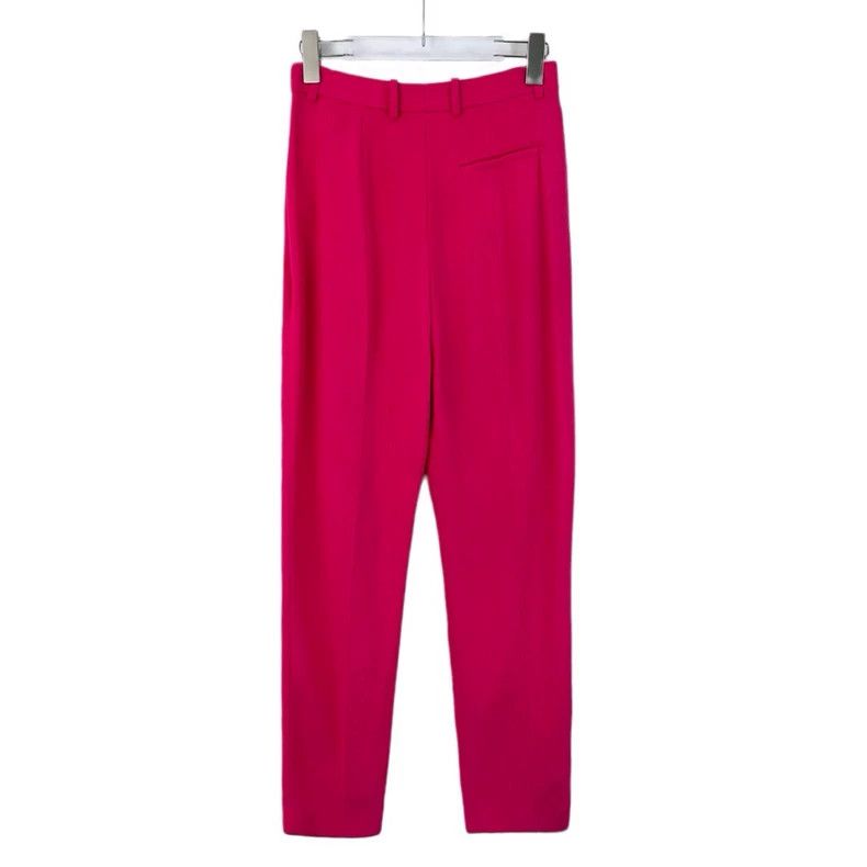 Alexander McQueen Alexander Mcqueen Pink casual suit trousers Size 26" / US 2 / IT 38 - 2 Thumbnail