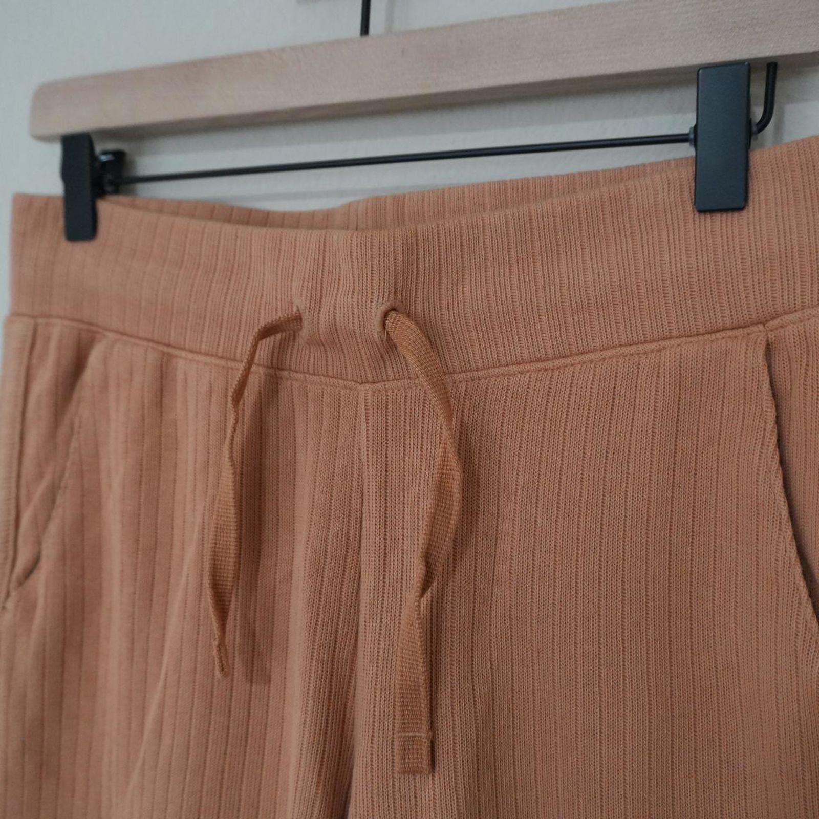 Nike Nike Pants Women's S Brown Wide Leg Ribbed Size 28" / US 6 / IT 42 - 5 Thumbnail