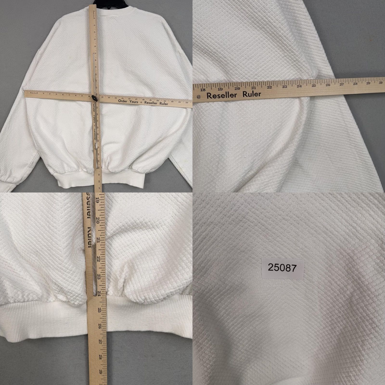 Vintage VINTAGE WEK San Francisco California Sweatshirt Adult 2XL White Embroidered 90s Mens pullover City Size US XXL / EU 58 / 5 - 9 Thumbnail