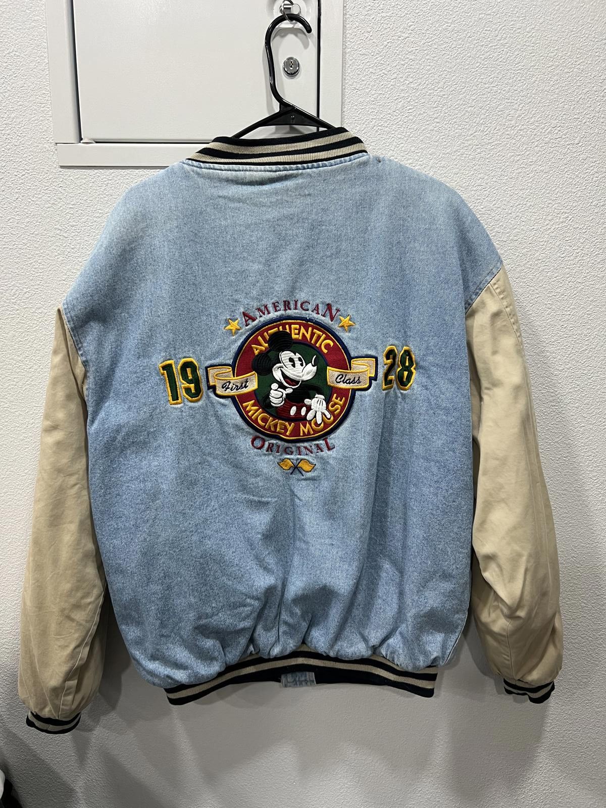 Disney 90s Disney Mickey Mouse Jacket XL Denim Blue Size US XL / EU 56 / 4 - 3 Thumbnail