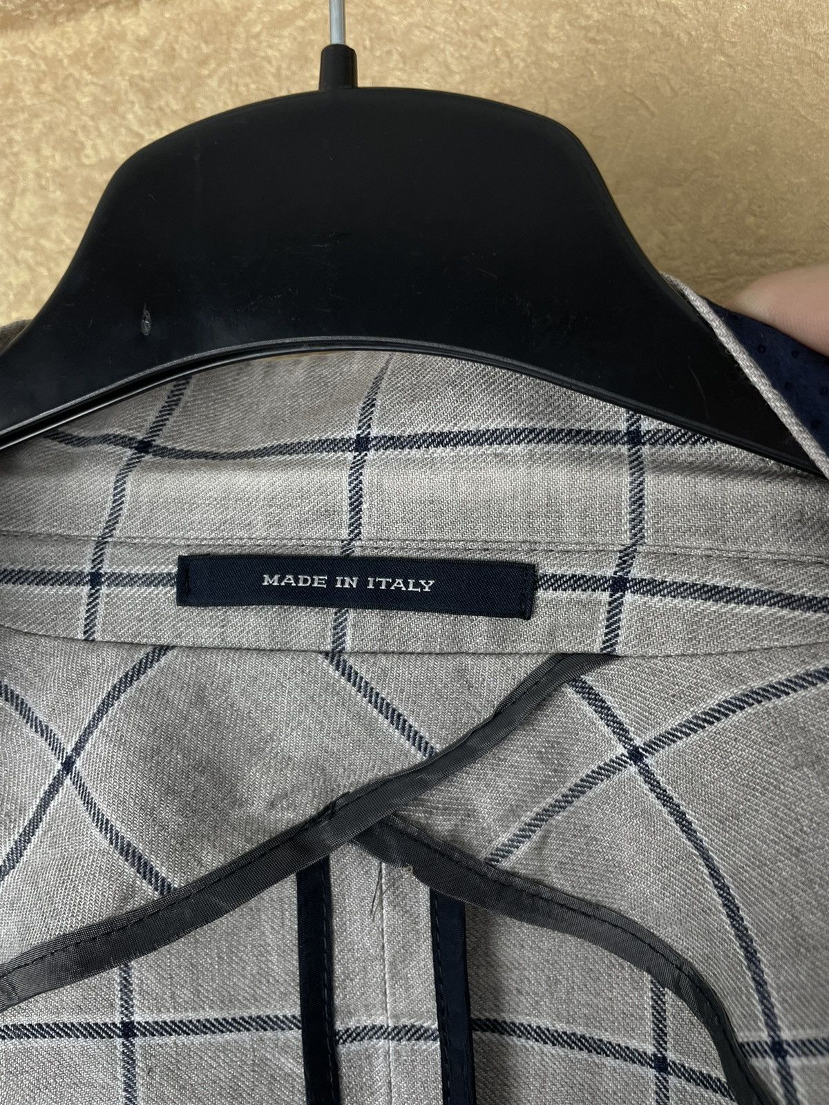 Tagliatore Tagliatore Linen Delavé Blazer Mens L 54 Grey Made in Italy Size 54R - 12 Thumbnail