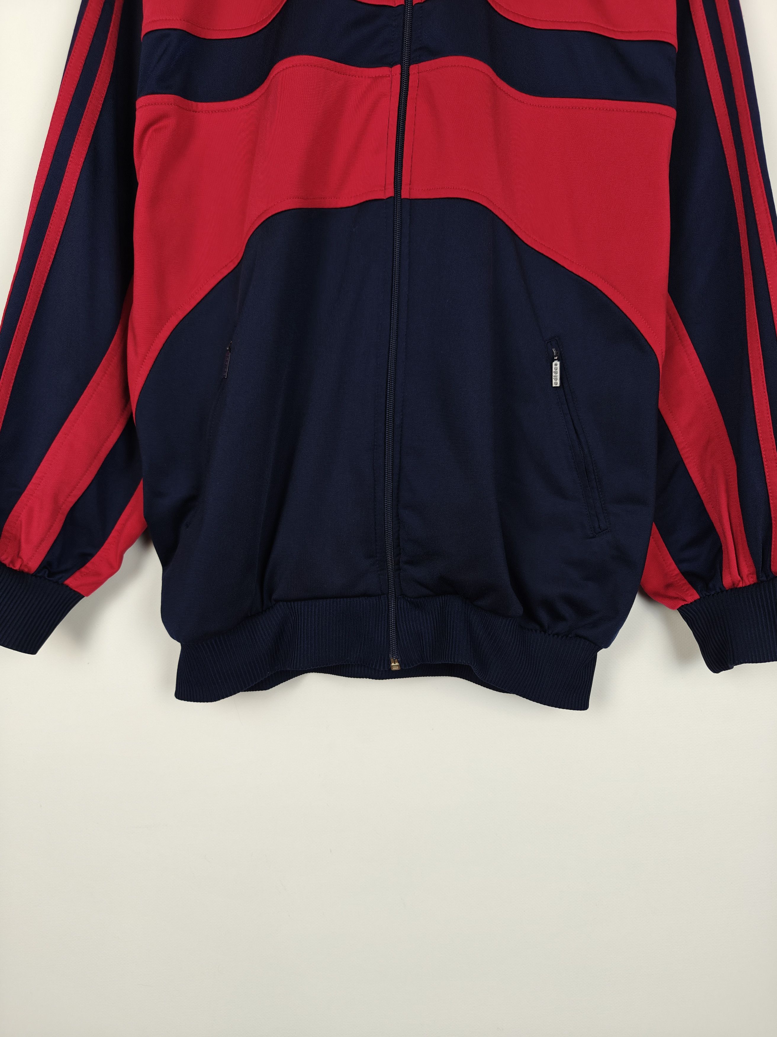 Adidas Adidas VTG Track Top Jacket Blue/Red size L Size US L / EU 52-54 / 3 - 3 Thumbnail