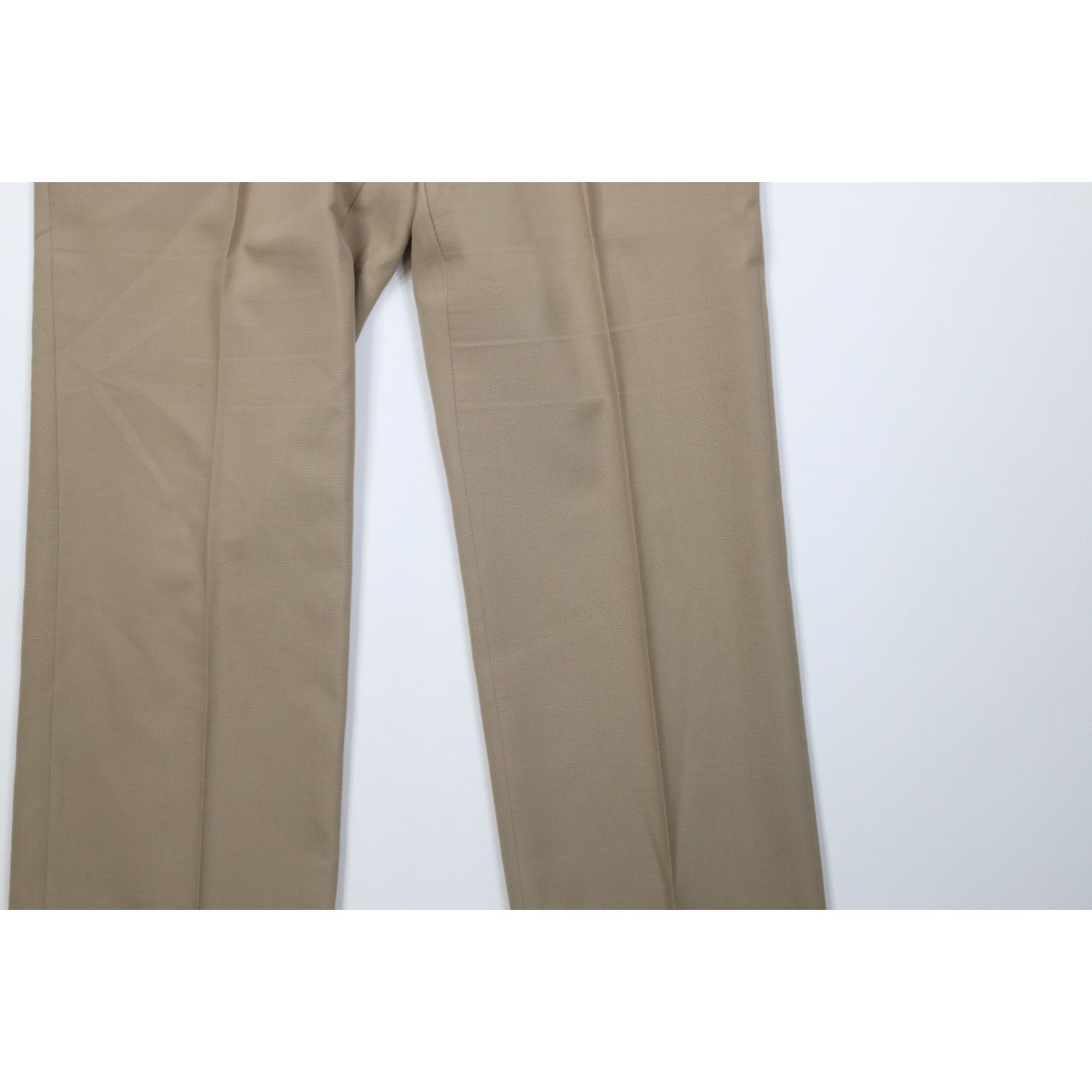 Vintage Vintage 70s Streetwear 2 Piece Wool Suit Wedding Beige Size 42L - 16 Thumbnail