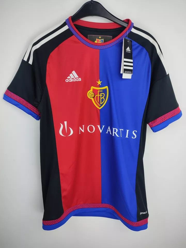 Adidas FC Basel 2016 2017 HOME FOOTBALL Kit SHIRT SOCCER JERSEY Size US S / EU 44-46 / 1 - 8 Thumbnail