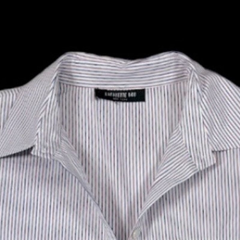 Lafayette 148 Lafayette 148 Shirt in White/Blue | Size L Size L / US 10 / IT 46 - 4 Thumbnail
