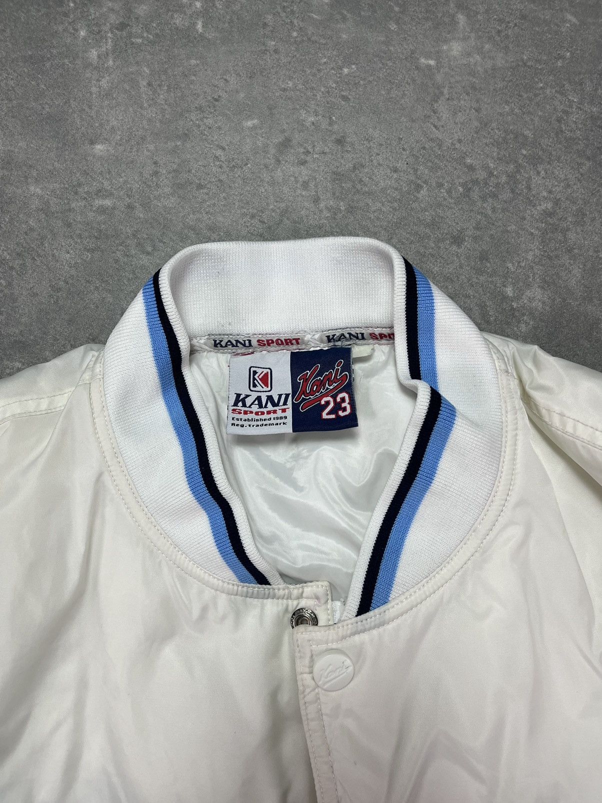 Karl Kani Vintage 90s Karl Kani Brooklyn 23 Varsity Bomber Jacket XXL Size US XL / EU 56 / 4 - 8 Thumbnail