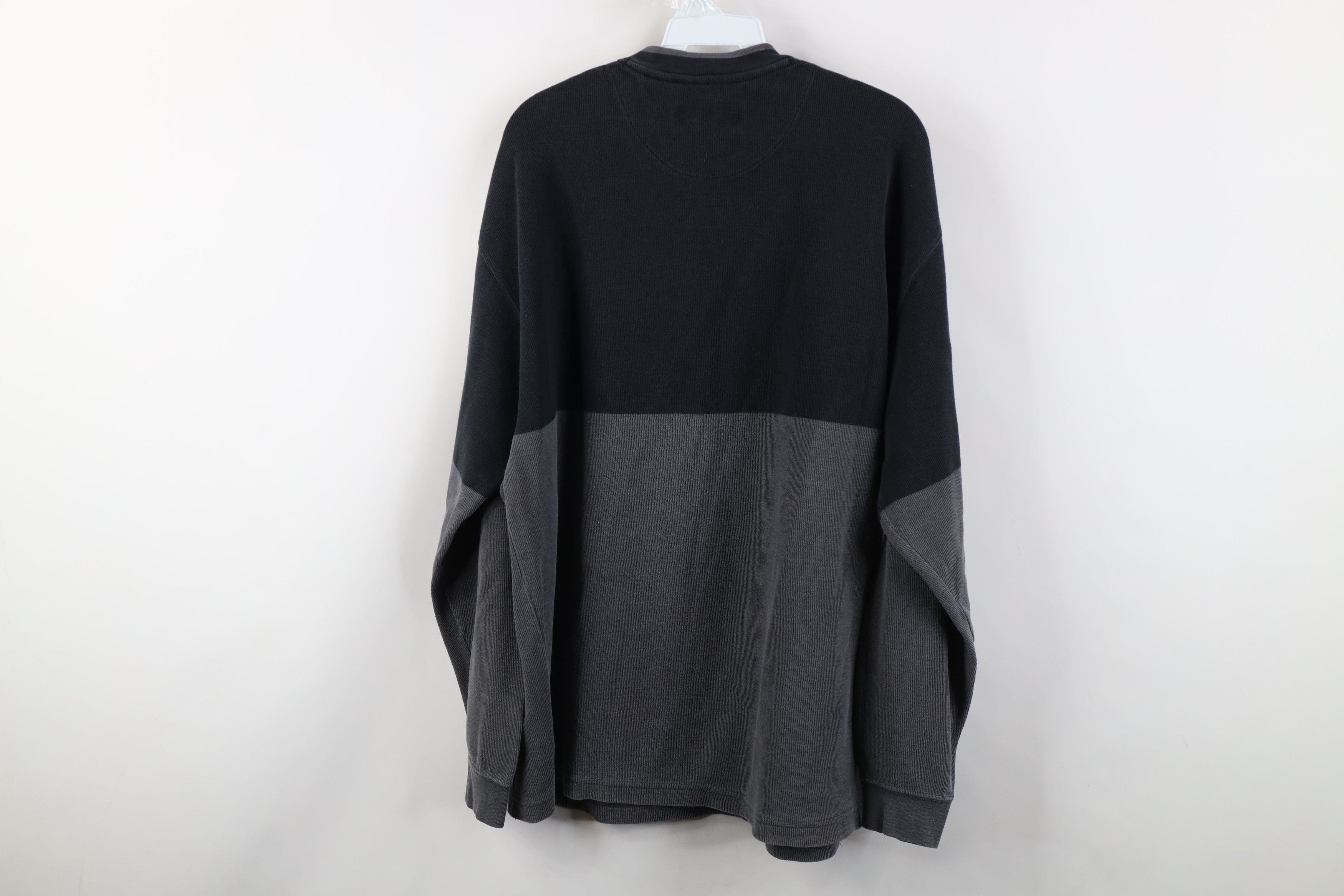 Vintage Vintage 90s Y2K Streetwear Ribbed Knit Long Sleeve T-Shirt Size US XL / EU 56 / 4 - 11 Thumbnail