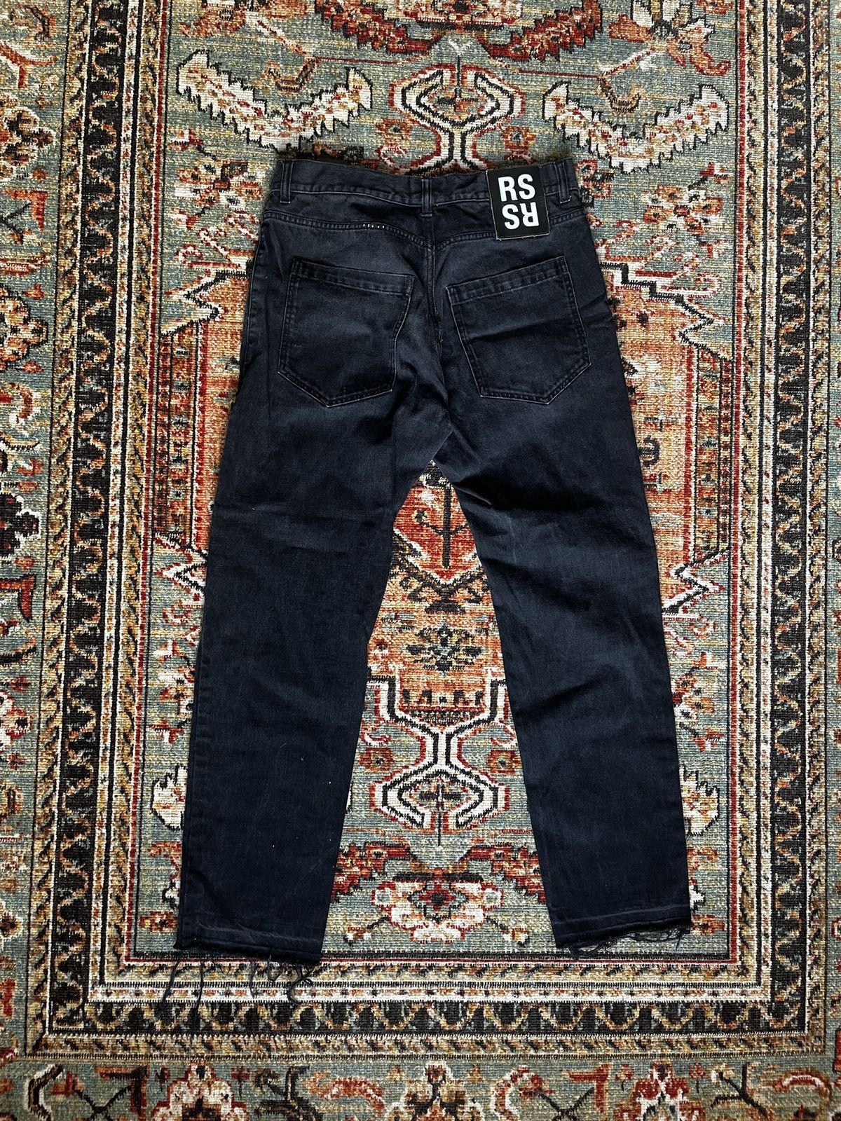 Raf Simons 👖Raf Simons “RS” Straight Denim Size US 31 - 2 Thumbnail