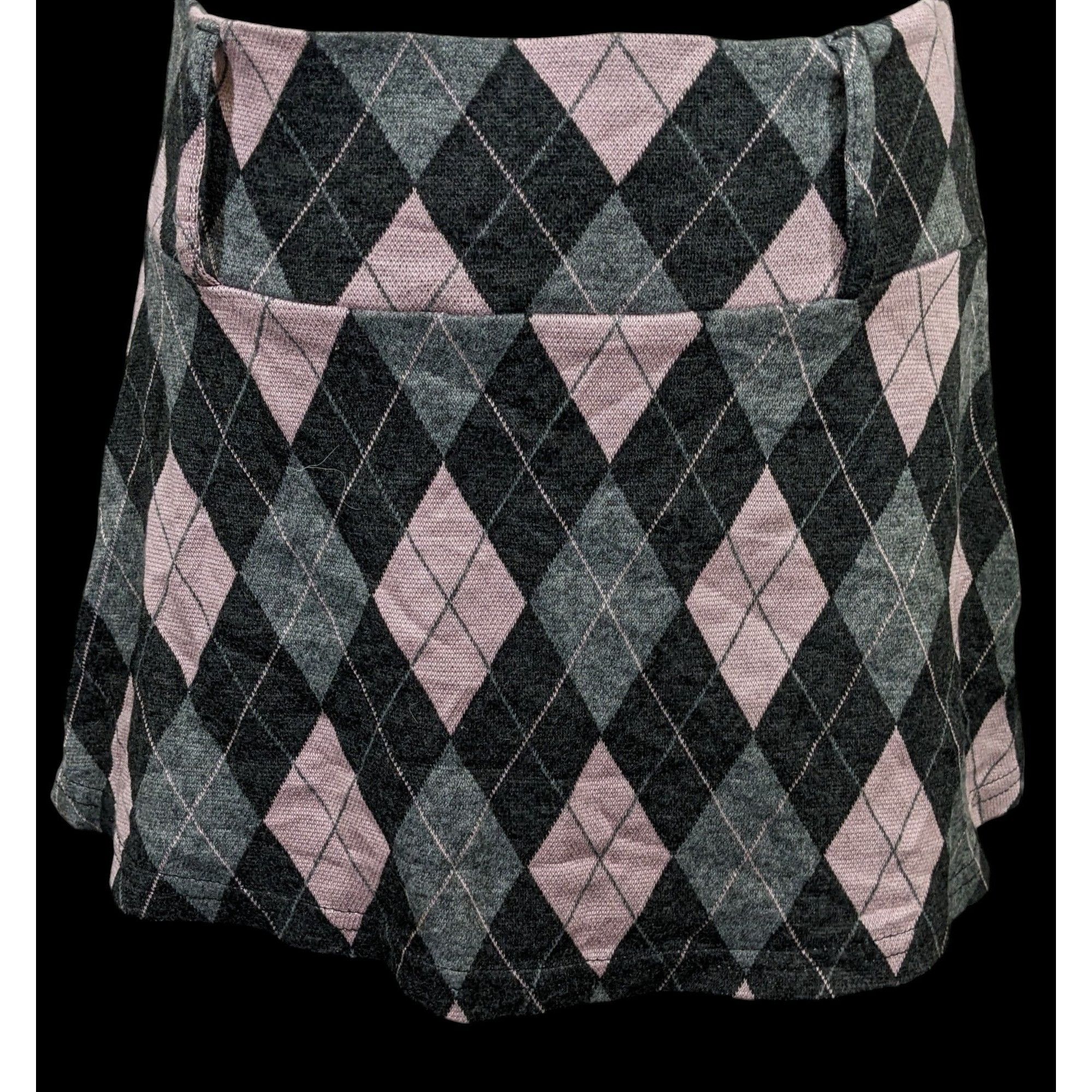 Other Y2K Mall Goth Pink Argyle Skirt by Zoe & Beth Size 33" - 1 Thumbnail