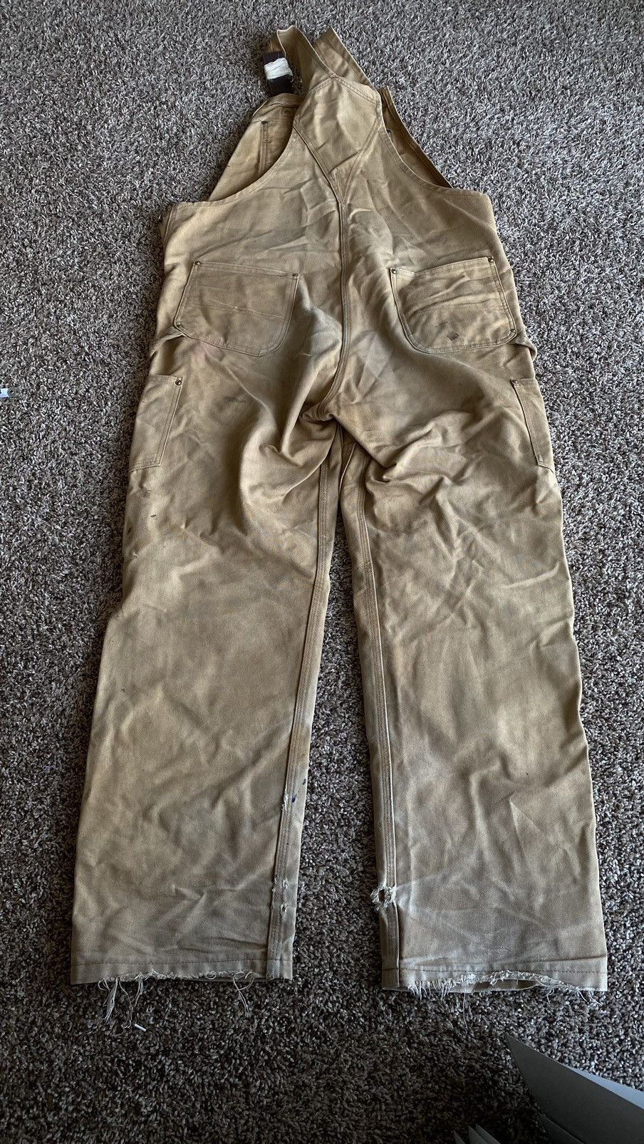 Carhartt × Vintage Vintage Carhartt Faded overalls Size US XL / EU 56 / 4 - 8 Thumbnail