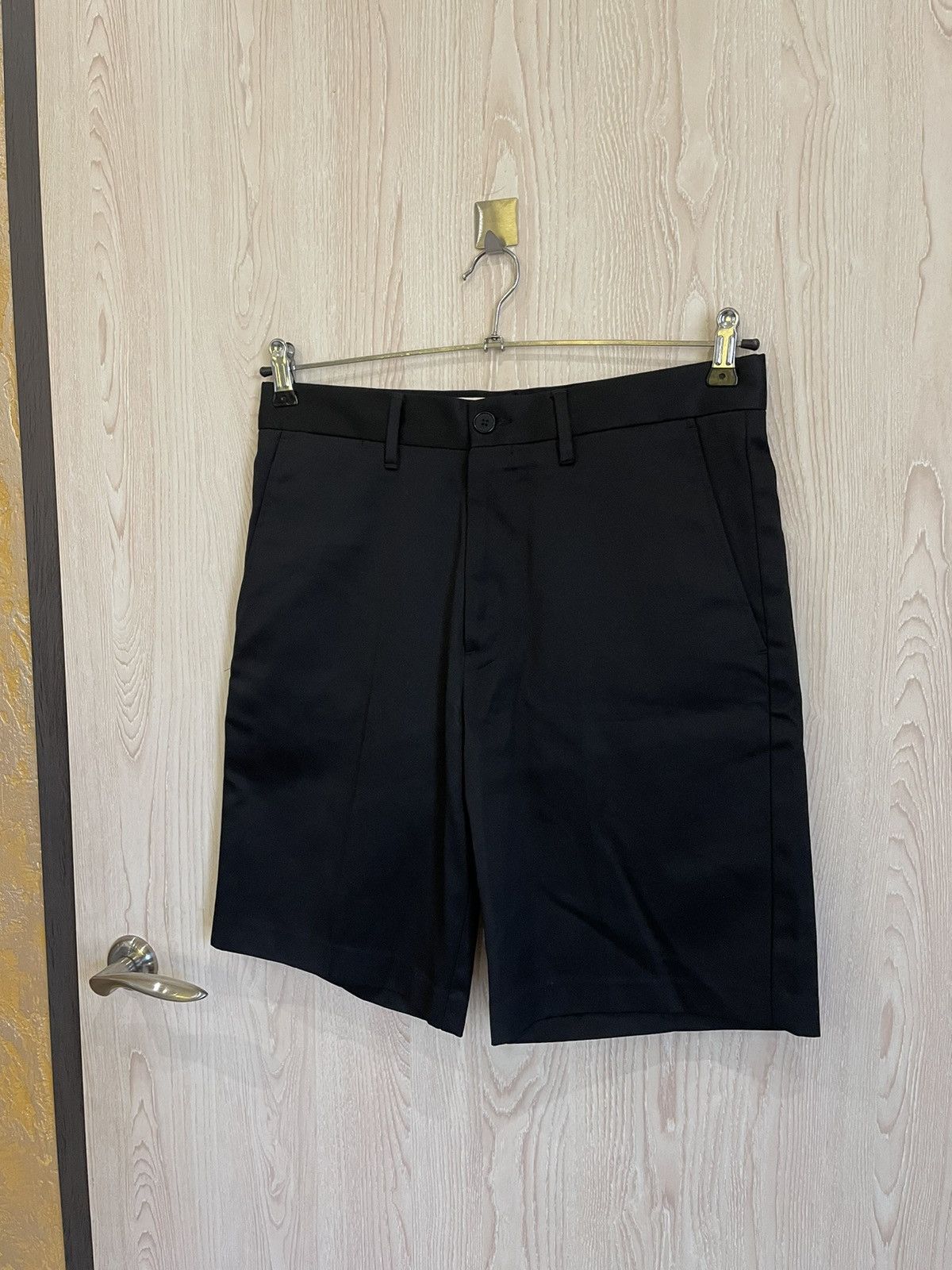 image of Acne Studios Adrian Shorts in Black, Men's (Size 32)