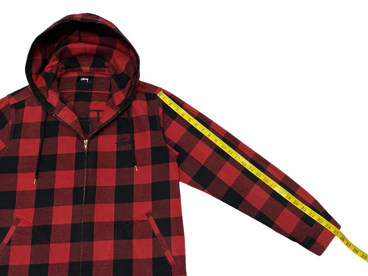 Stussy International Tribe Flannel Zipper Hoodie