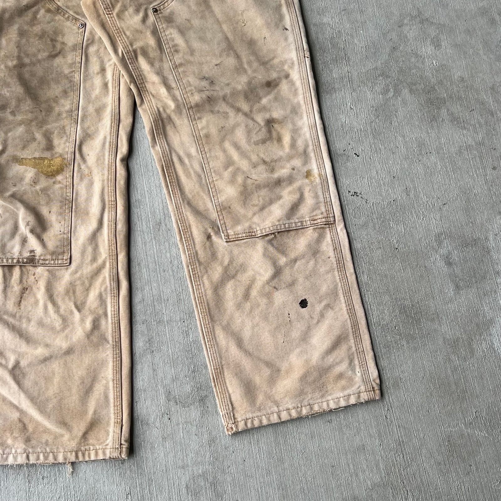 Carhartt × Vintage Carhartt brown double knee work wear carpenter pants Size US 32 / EU 48 - 4 Thumbnail