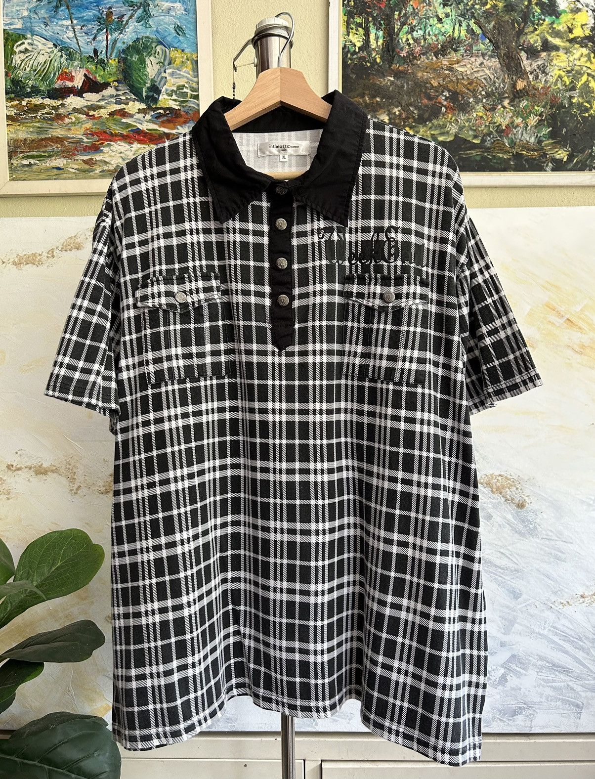 In The Attic InTheAttic Embroidery Polos Shirt Size US XXL / EU 58 / 5 - 2 Thumbnail