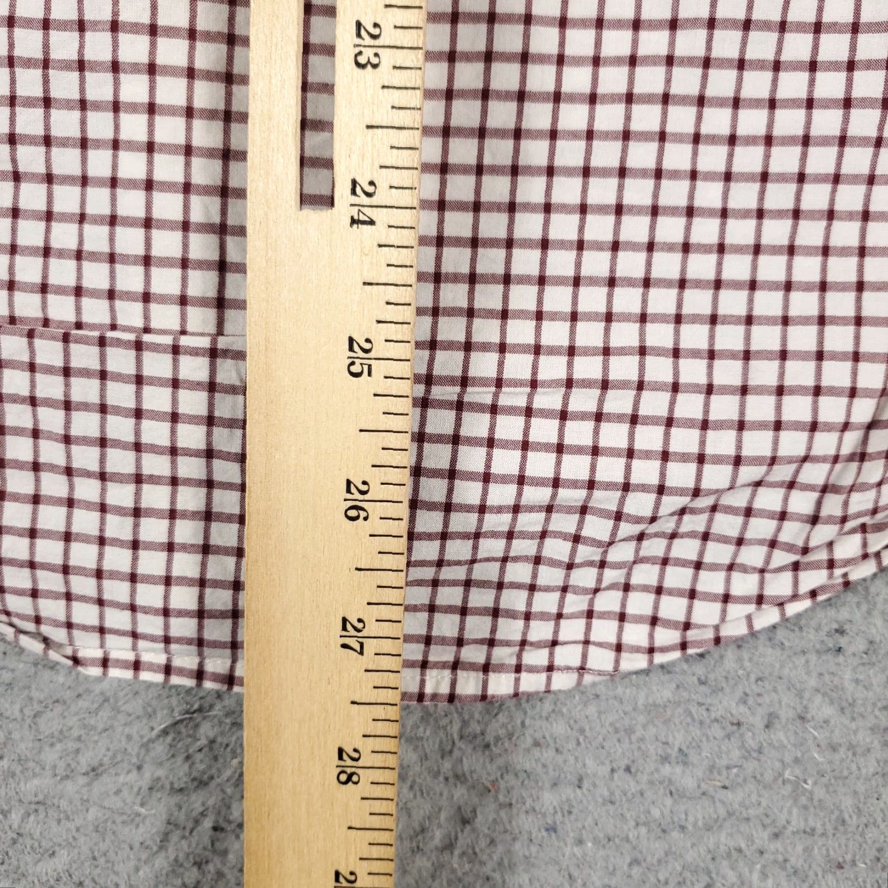 American Eagle Outfitters American Eagle Shirt Mens Small White Red Check Button Up Long Sleeve Casual Size US S / EU 44-46 / 1 - 5 Thumbnail
