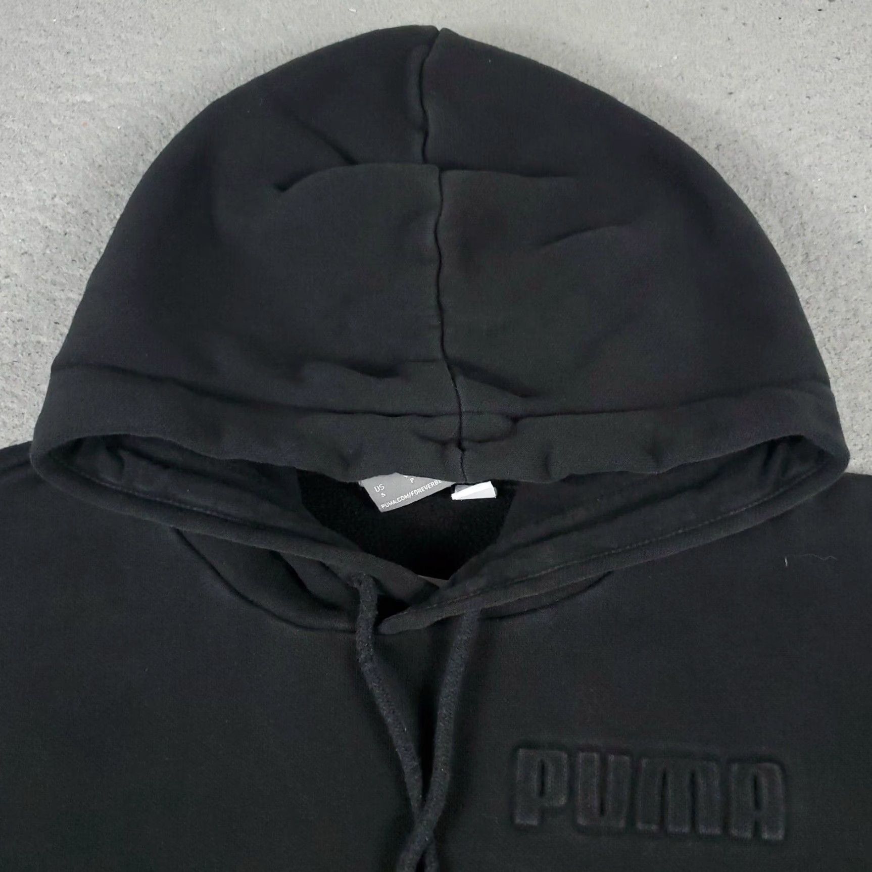 Puma PUMA Hoodie Mens Small Black Casual Pullover Mock Neck Sweatshirt Size US S / EU 44-46 / 1 - 2 Thumbnail