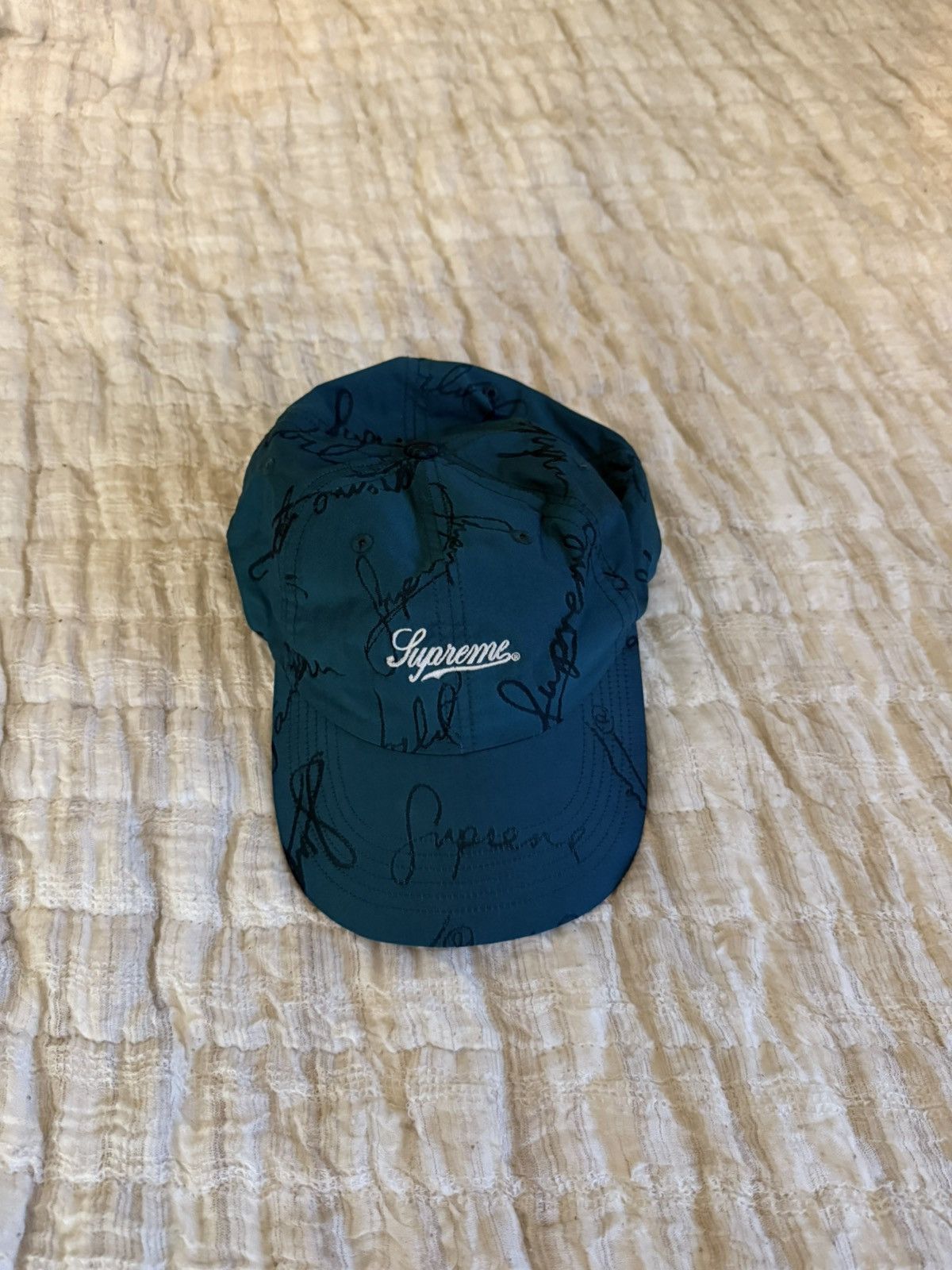 Supreme Supreme Script Logos Trooper Hat | Grailed