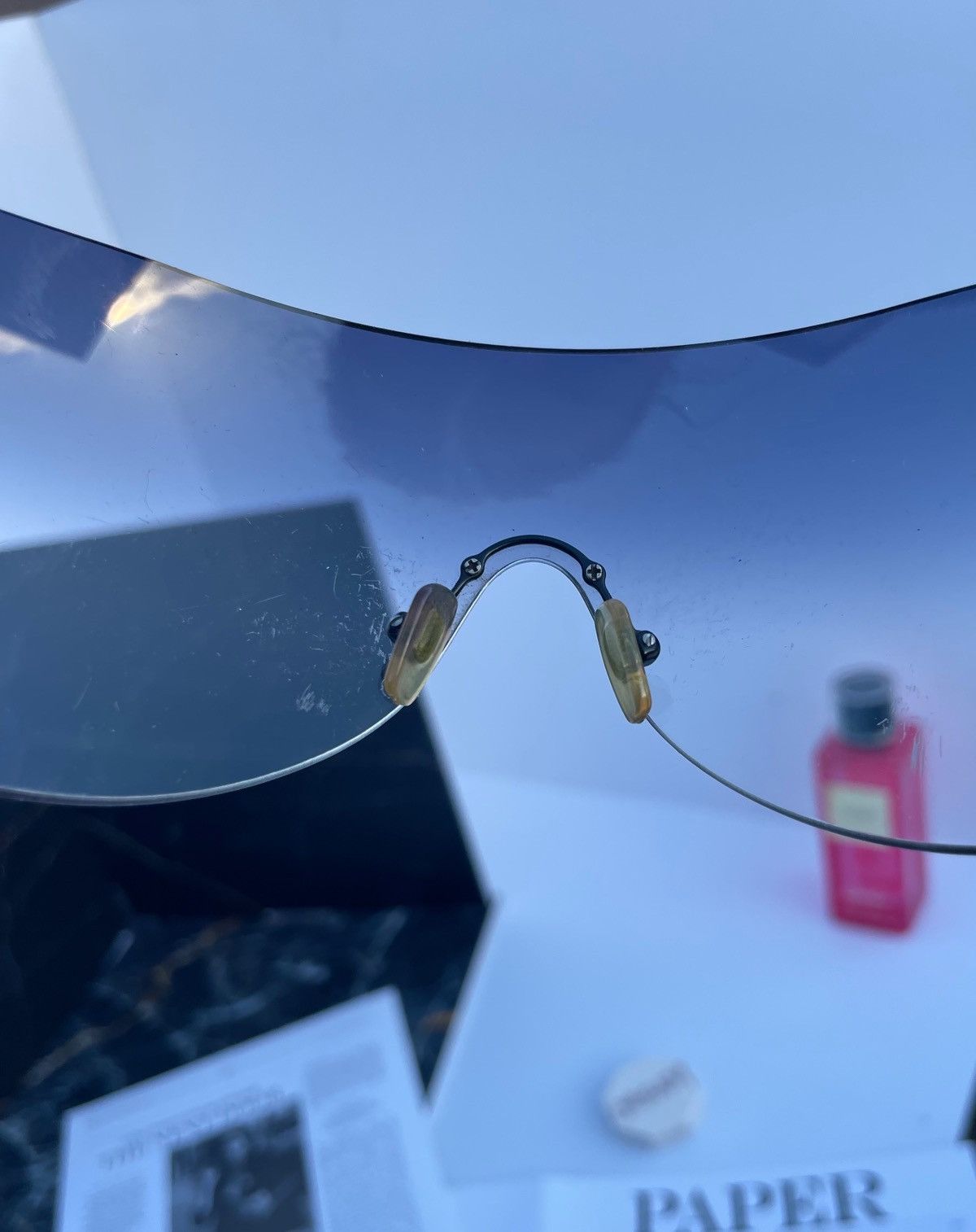 Versace Versace vintage mask sunglasses mod 2036 Size ONE SIZE - 19 Thumbnail