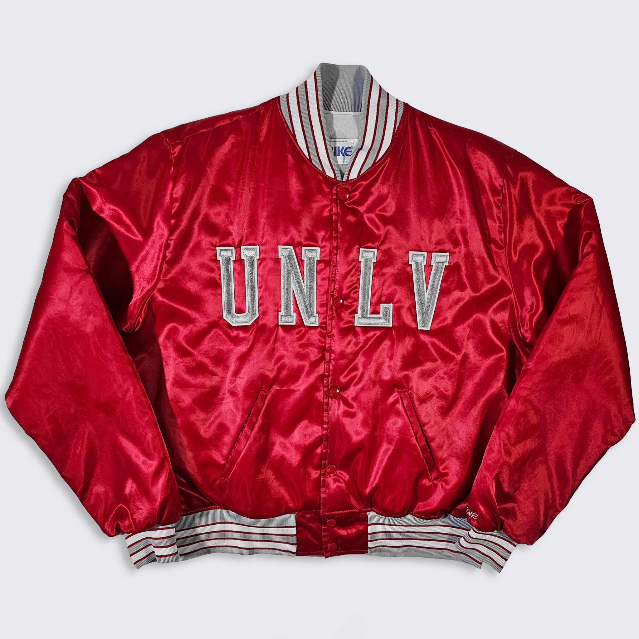 NCAA UNLV Runnin Rebels Vintage 90s Starter Style Bomber Jacket Size US XL / EU 56 / 4 - 2 Thumbnail