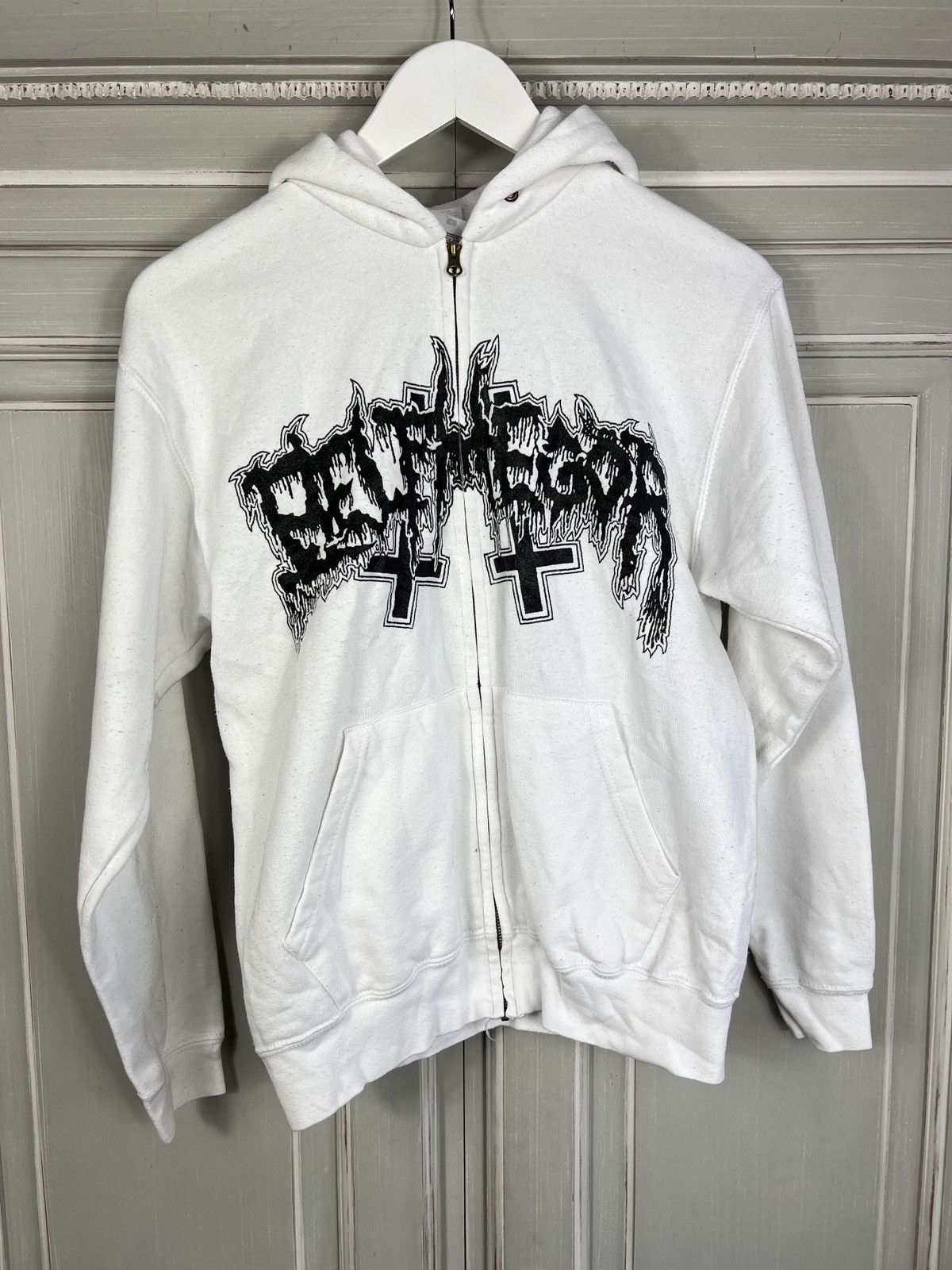 Band Tees Fruit Of The Loom Vintage VINTAGE BELPHEGOR GOATREICH FLESHCULT HOODIE BLACK METAL Grailed