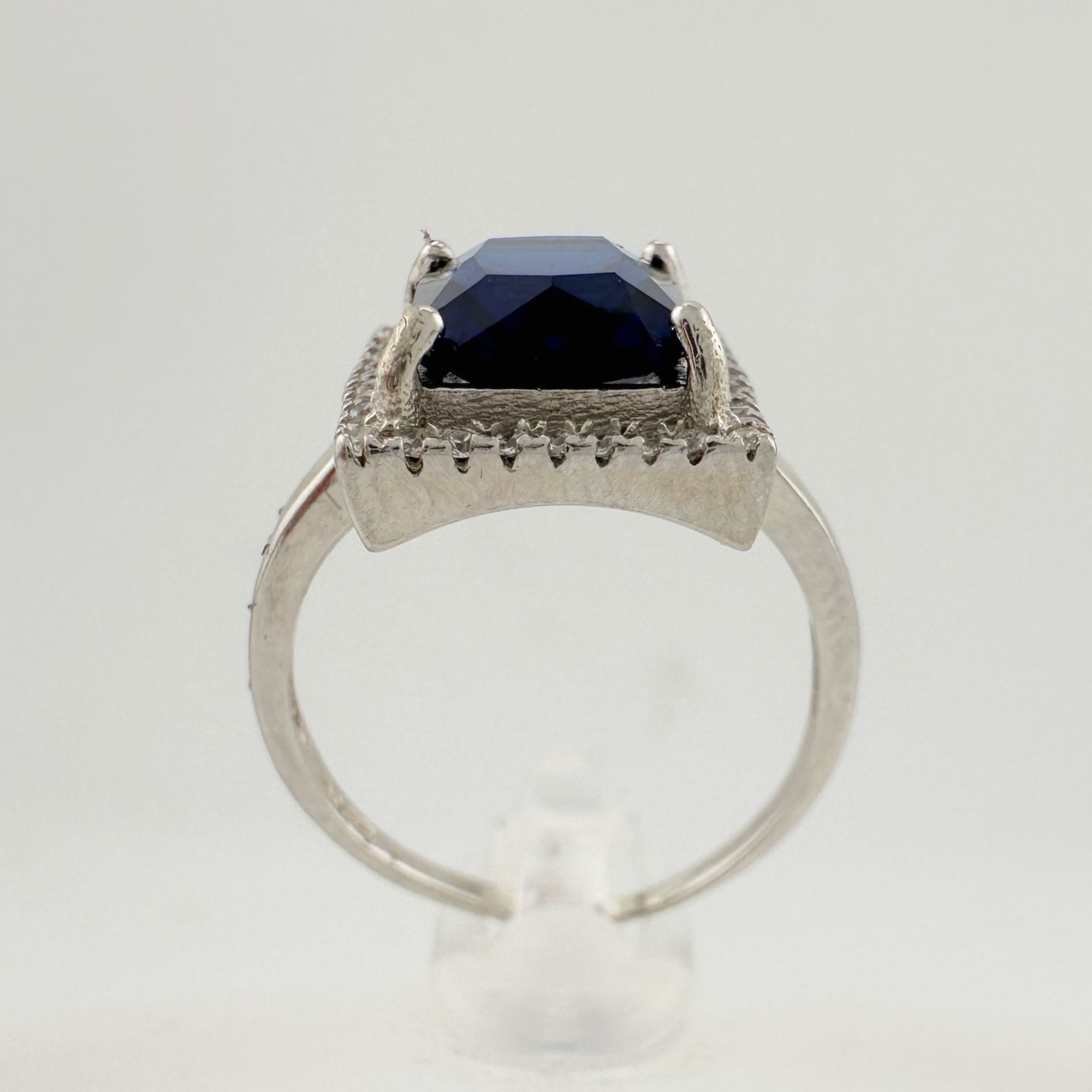 Other 4.10 Carat Lab Created Deep Blue & White Sapphire Ring Size Size ONE SIZE - 2 Thumbnail