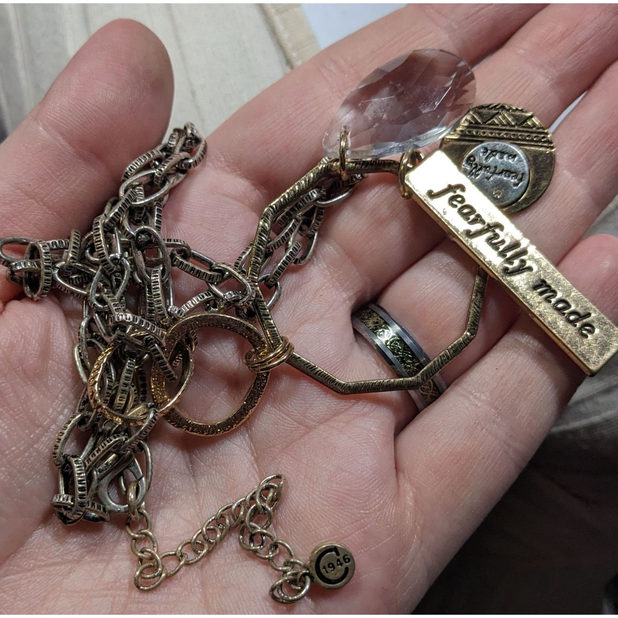 Other C Est 1946 Fearfully Made Cluster Charm Pendant Necklace Size ONE SIZE - 4 Thumbnail