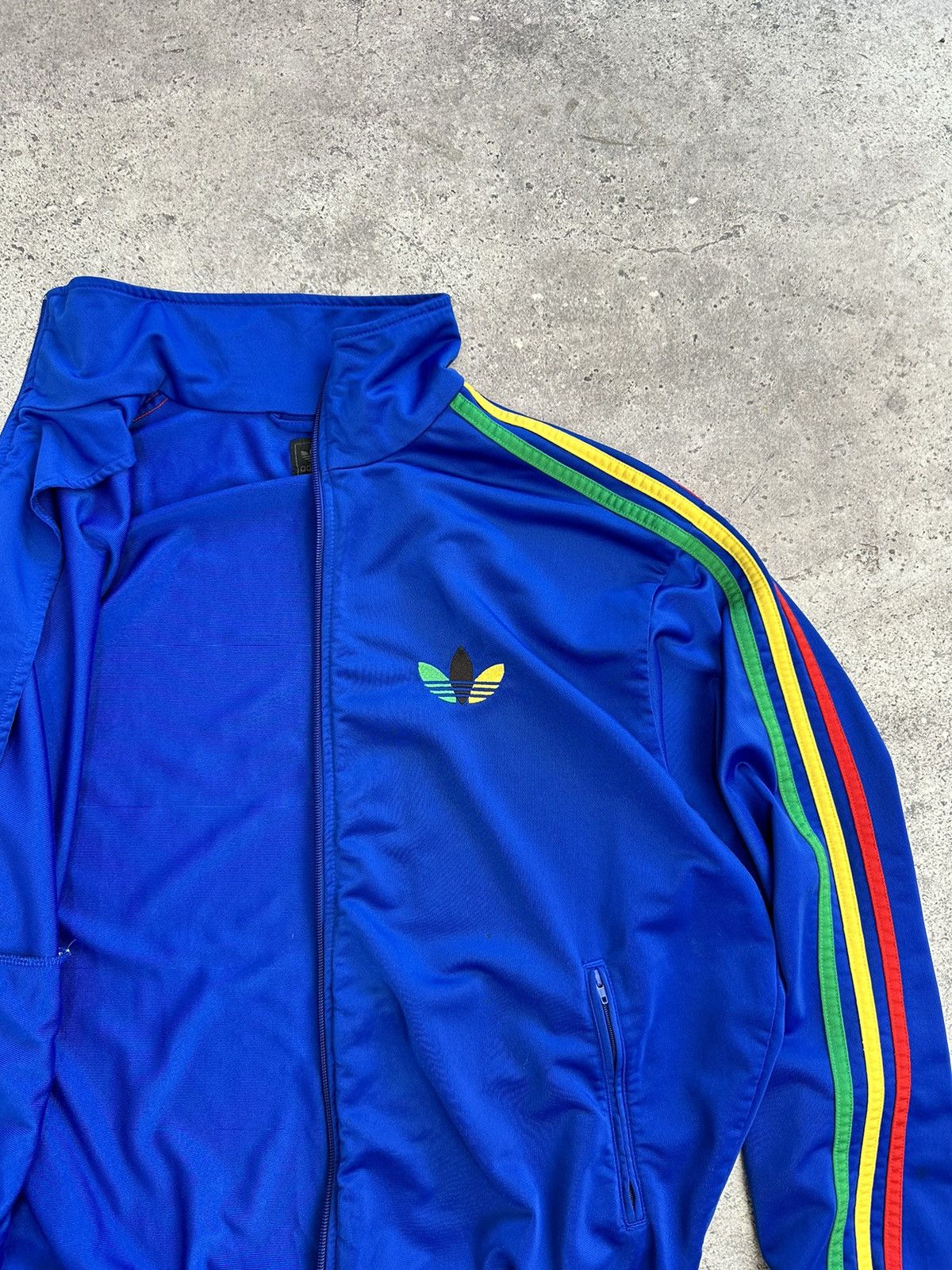 Adidas × Bob Marley × Vintage Vintage Adidas Bob Marley Blokecore Track Jacket Rasta Size US M / EU 48-50 / 2 - 12 Thumbnail