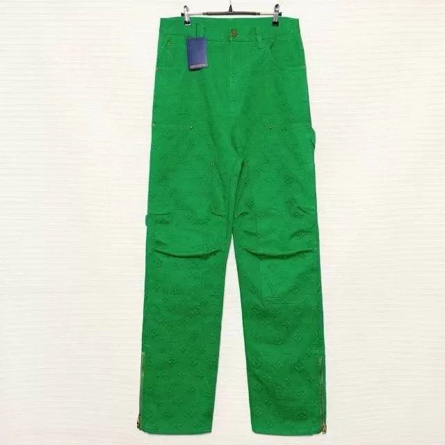 Louis Vuitton Louis Vuitton Runway Cargo Solid Jeans Men's Size US 33 - 1 Thumbnail