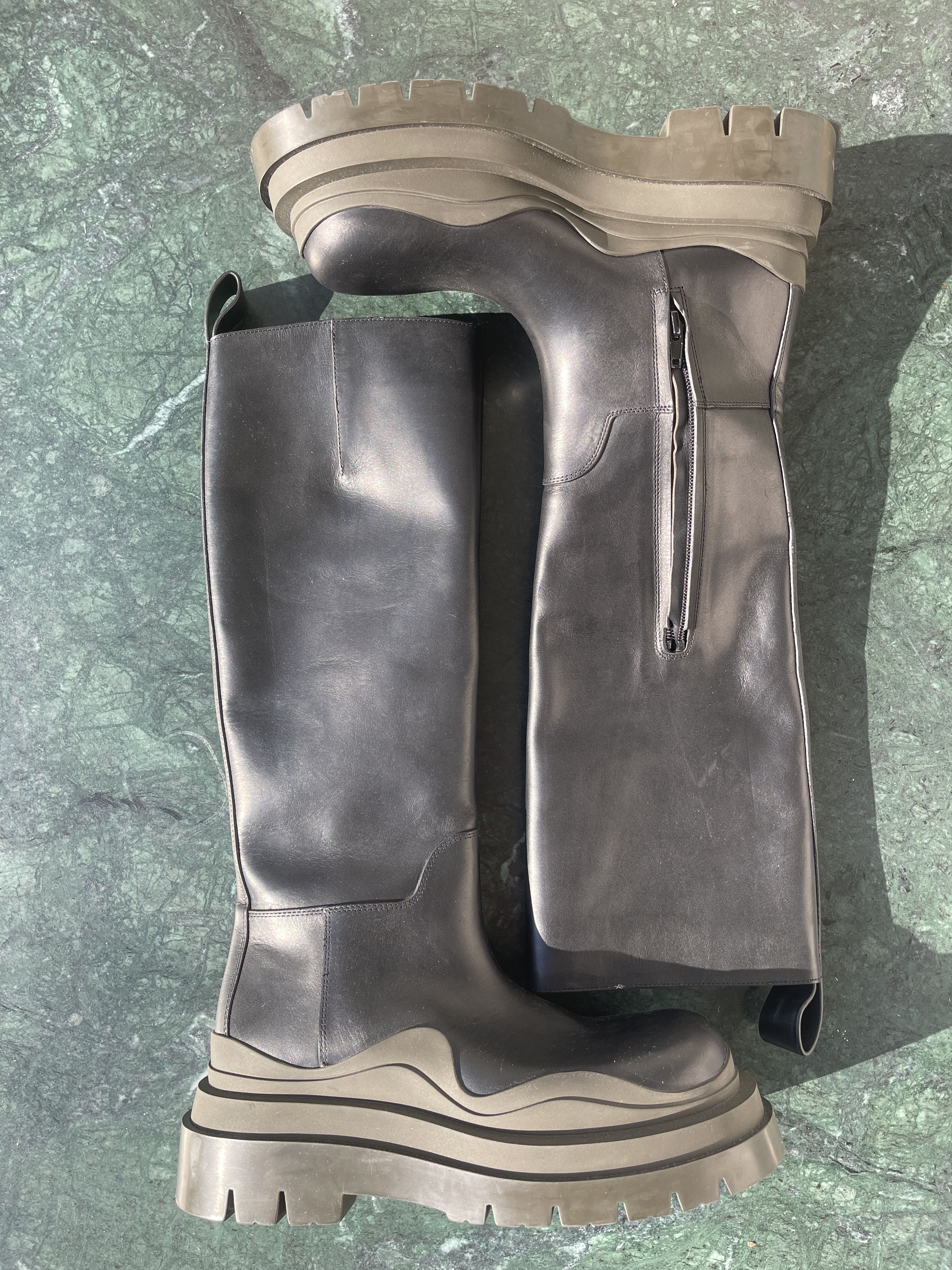 Tire Boots Knee High