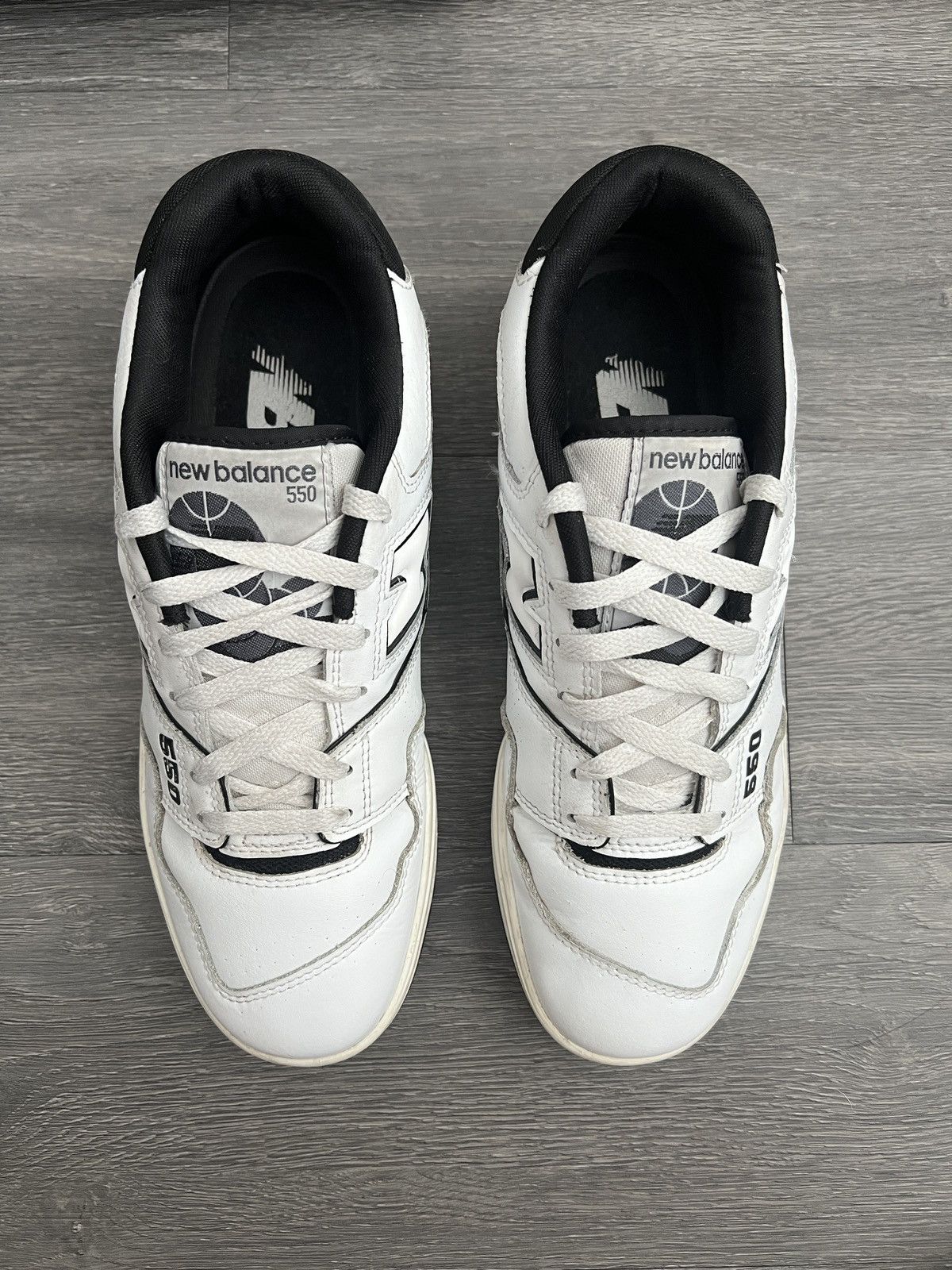 New Balance New Balance 550s Black/White Size US 10 / EU 43 - 4 Thumbnail