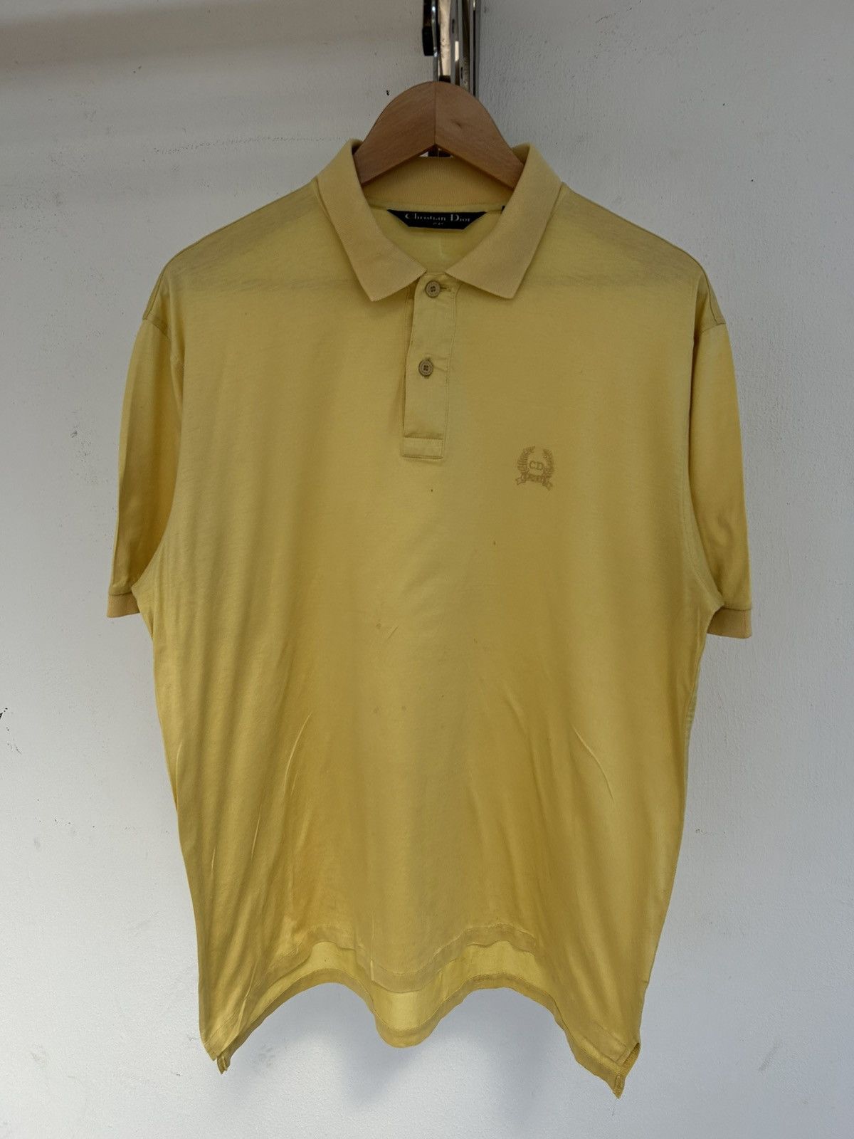 Christian Dior Monsieur Polo Dior Vintage Yellow Size US L / EU 52-54 / 3 - 1 Thumbnail