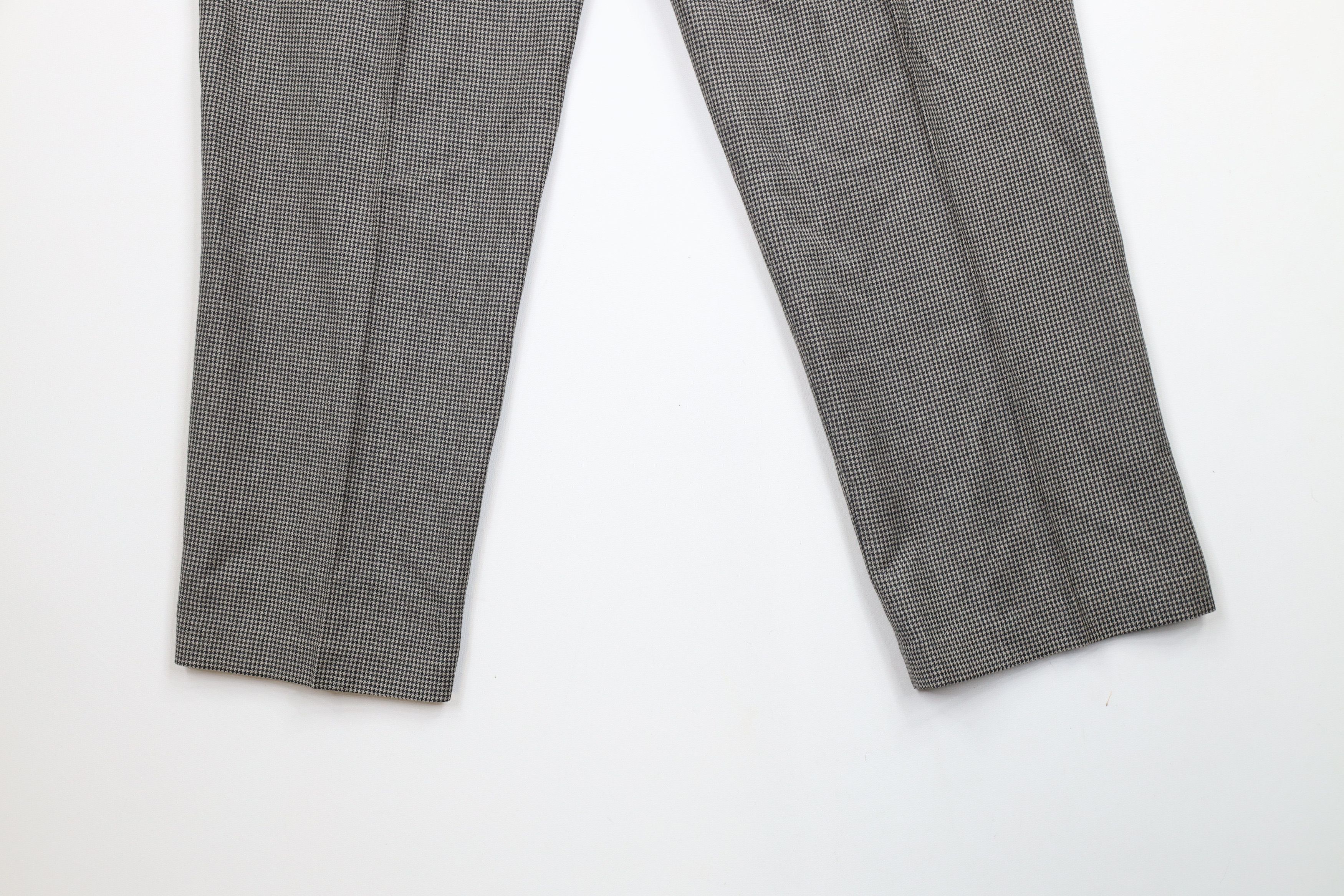 Eddie Bauer × Vintage Vintage 90s Eddie Bauer Wool Houndstooth Chino Pants Size US 30 / EU 46 - 11 Thumbnail