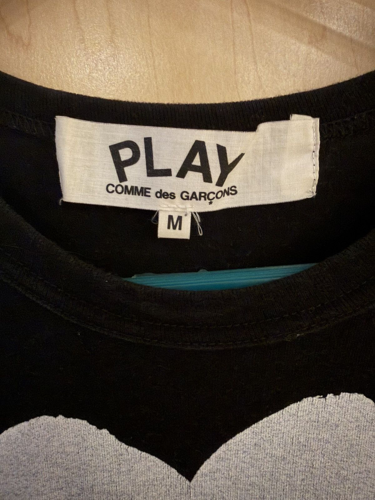 Comme des Garcons PLAY Black Play by CDG t-shirt Size US M / EU 48-50 / 2 - 3 Thumbnail