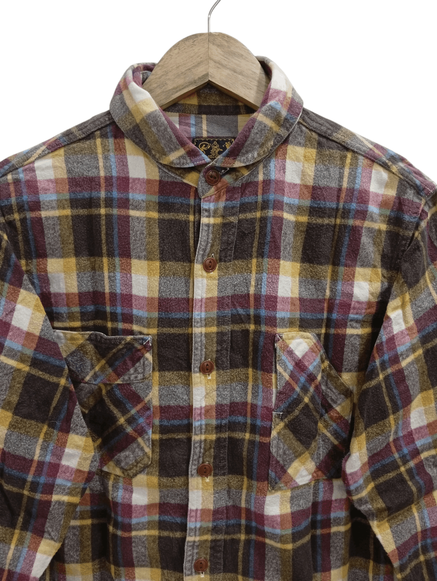 Cushman × Japanese Brand × Vintage 🔥🔥Cushman Plaid Flannel Shirt Size US M / EU 48-50 / 2 - 18 Thumbnail