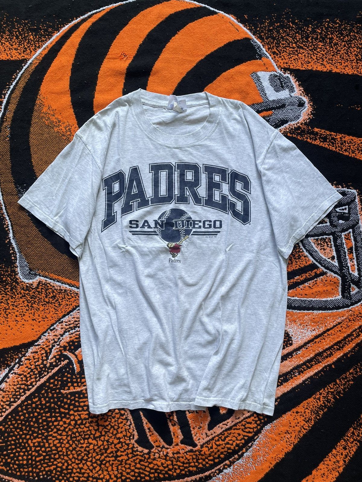 CSA × MLB Vintage MLB Padres San Francisco 1998 Grey T-shirt Size US XL / EU 56 / 4 - 1 Thumbnail