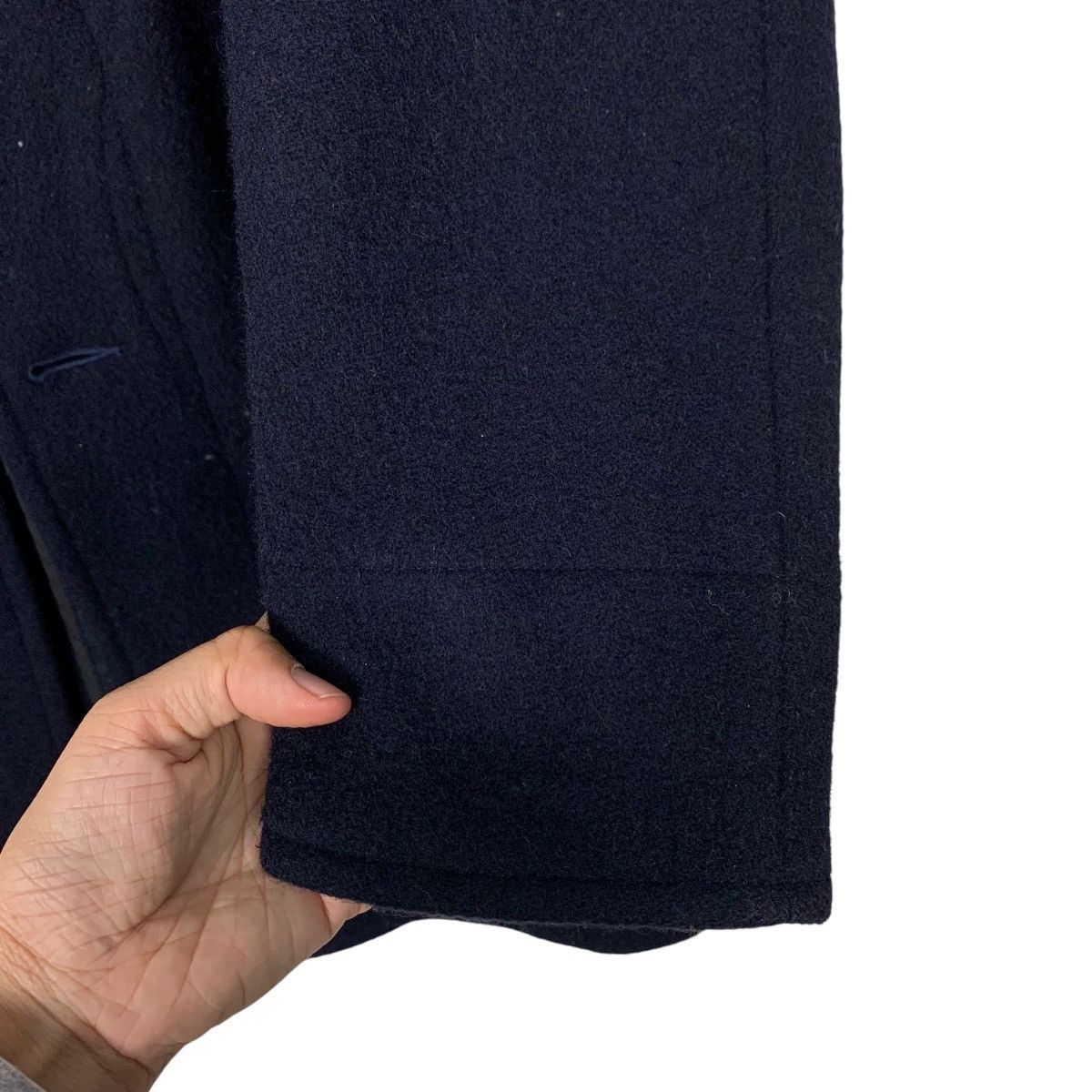 Danton DANTON Wool Navy Blue Overcoat jacket #2507-C113 Size US S / EU 44-46 / 1 - 14 Thumbnail