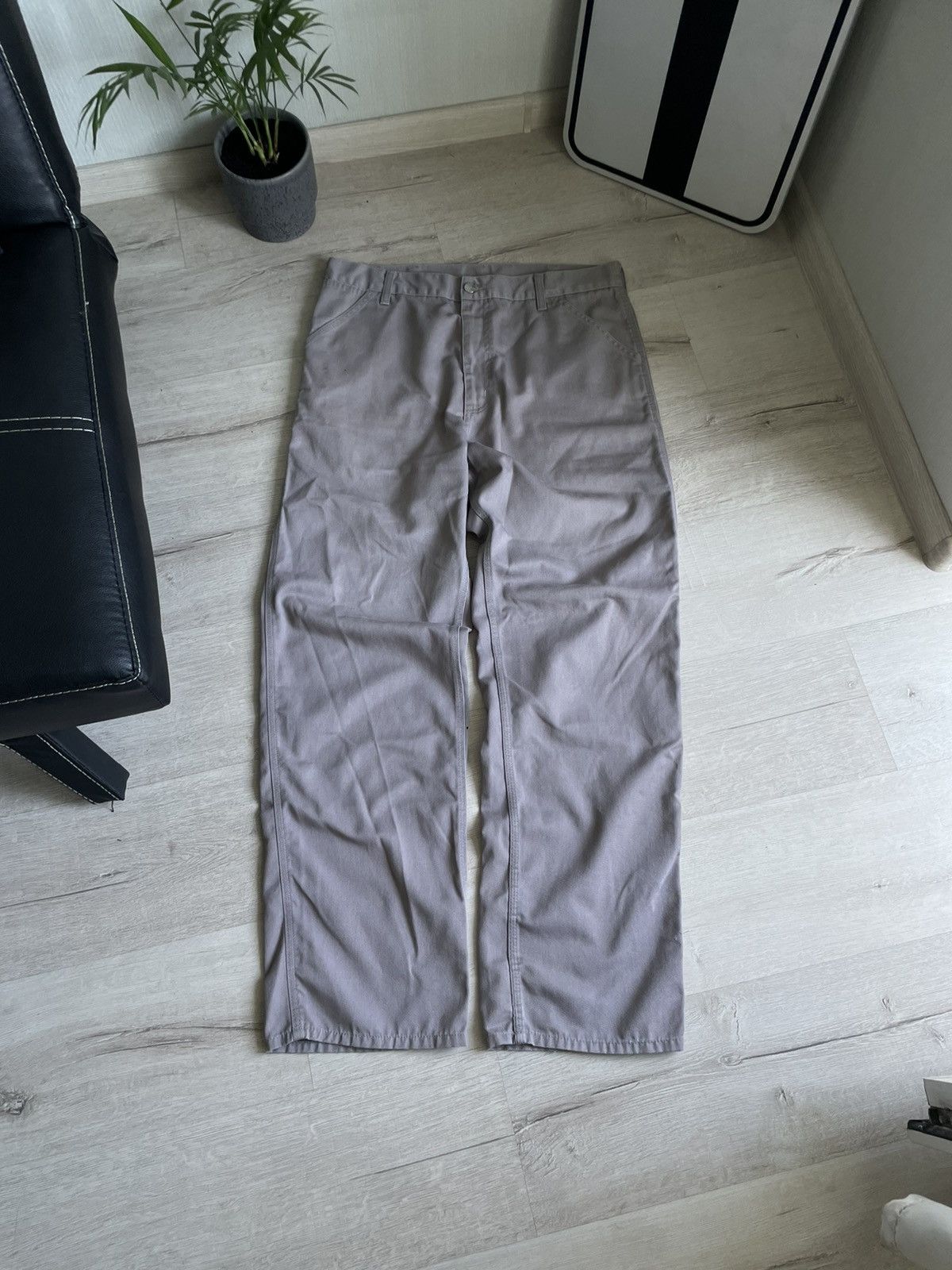 Carhartt × Vintage Vintage 90s Carhartt wip Basic Simple Pant Opium Y2k Size US 36 / EU 52 - 2 Thumbnail