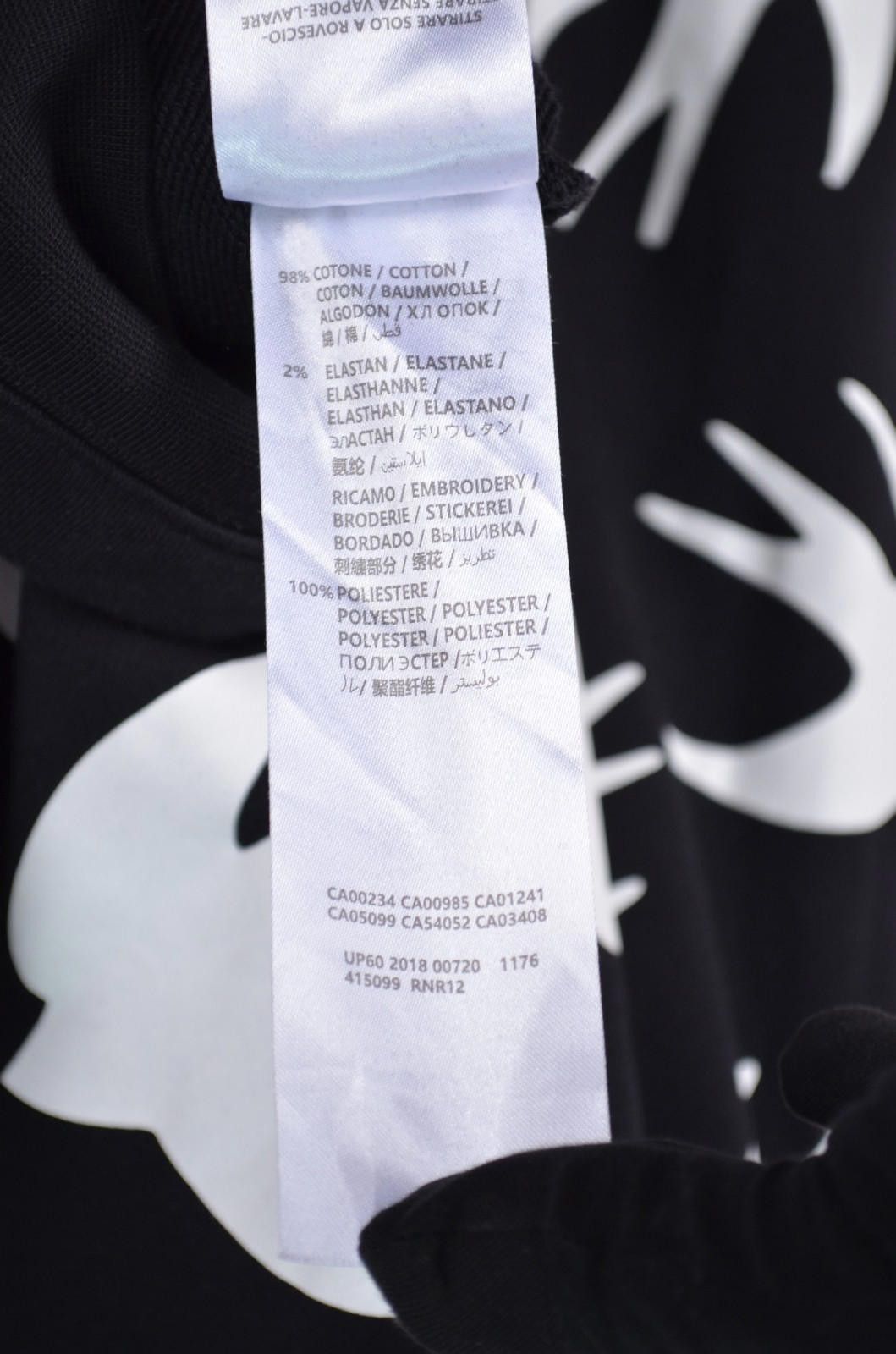 Alexander McQueen Alexander McQueen MCQ Swallow Sweatshirt Black White Size L Size US L / EU 52-54 / 3 - 7 Thumbnail