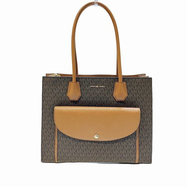 Michael Kors Michael Kors Michael Kors Leather Tote Bag 30F9GM9T4B Leather Tote Bag 30F9GM9T4B in Great Condition Size ONE SIZE - 1 Thumbnail