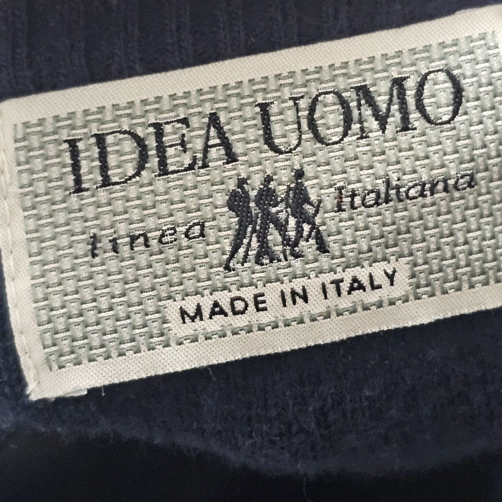 IDEA Idea Uomo Vest Sweater Mens L Blue V-Neck Pullover Knit Wool Acrylic Made in Italy Size US L / EU 52-54 / 3 - 6 Thumbnail