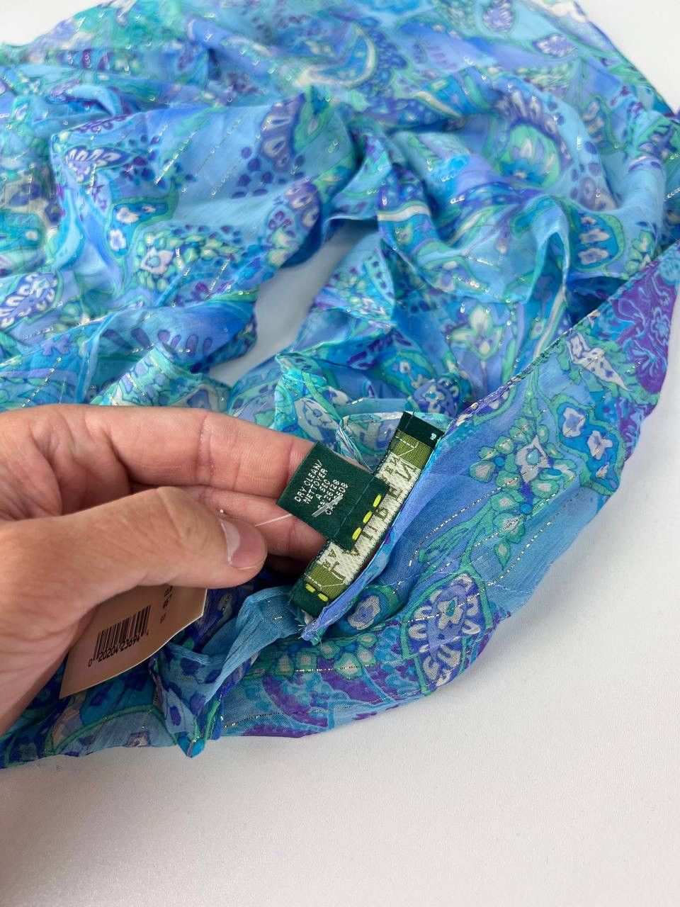 Polo Ralph Lauren × Vintage Polo Ralph Lauren luxury woman scarf Size ONE SIZE - 2 Thumbnail